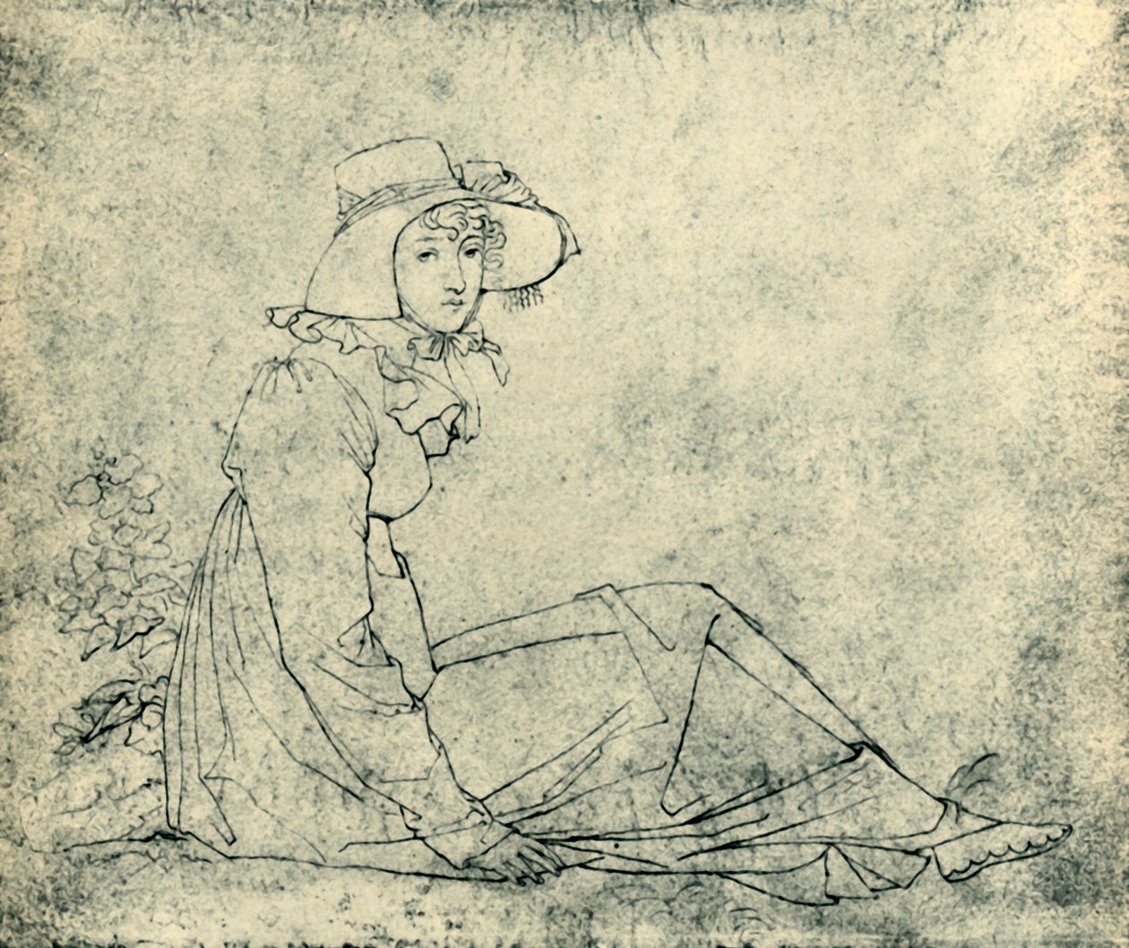 Portræt af Elizabeth Malß, c1811, 1943. af Peter von Cornelius