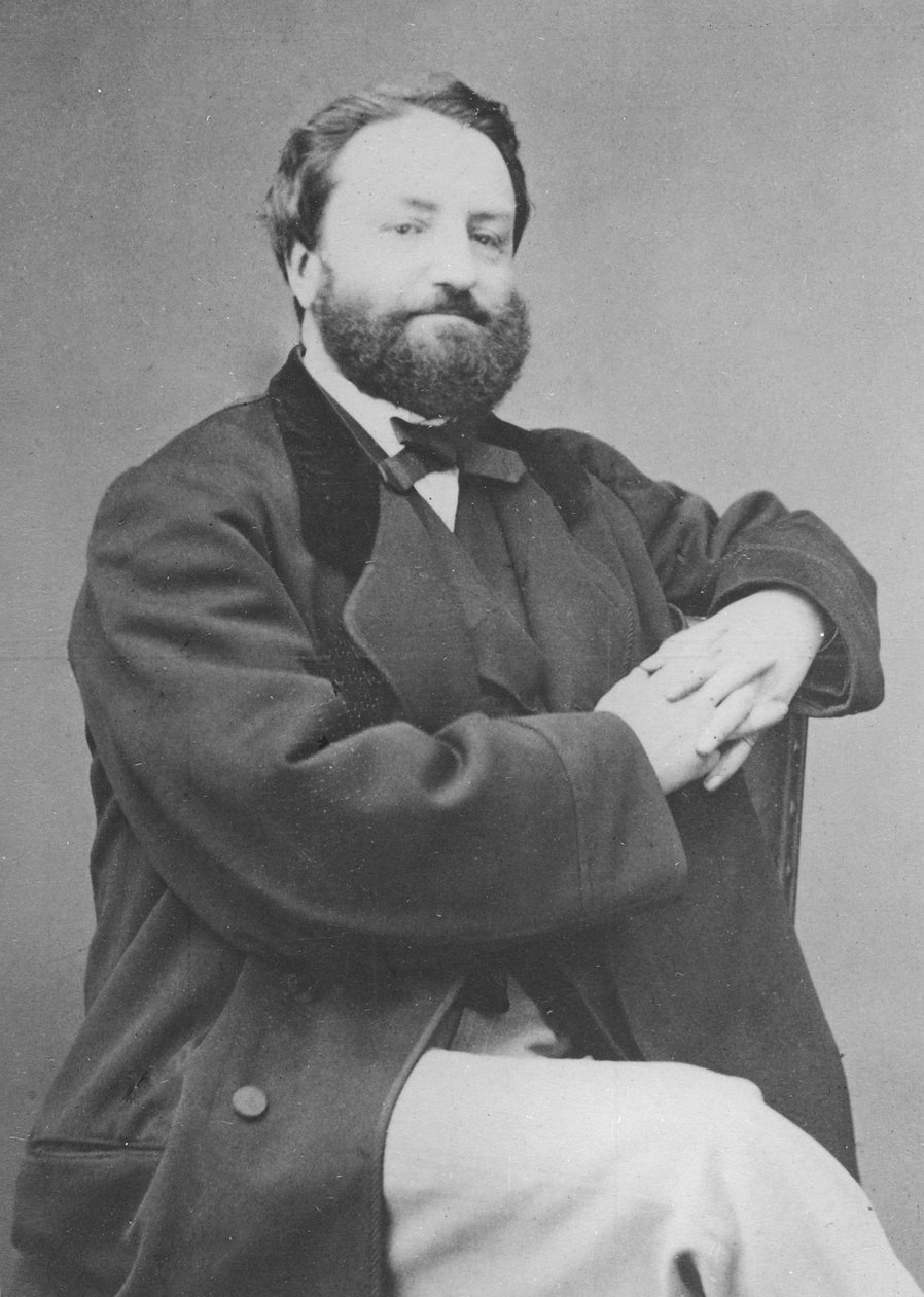 Portræt af Alfred Assollant af Petit