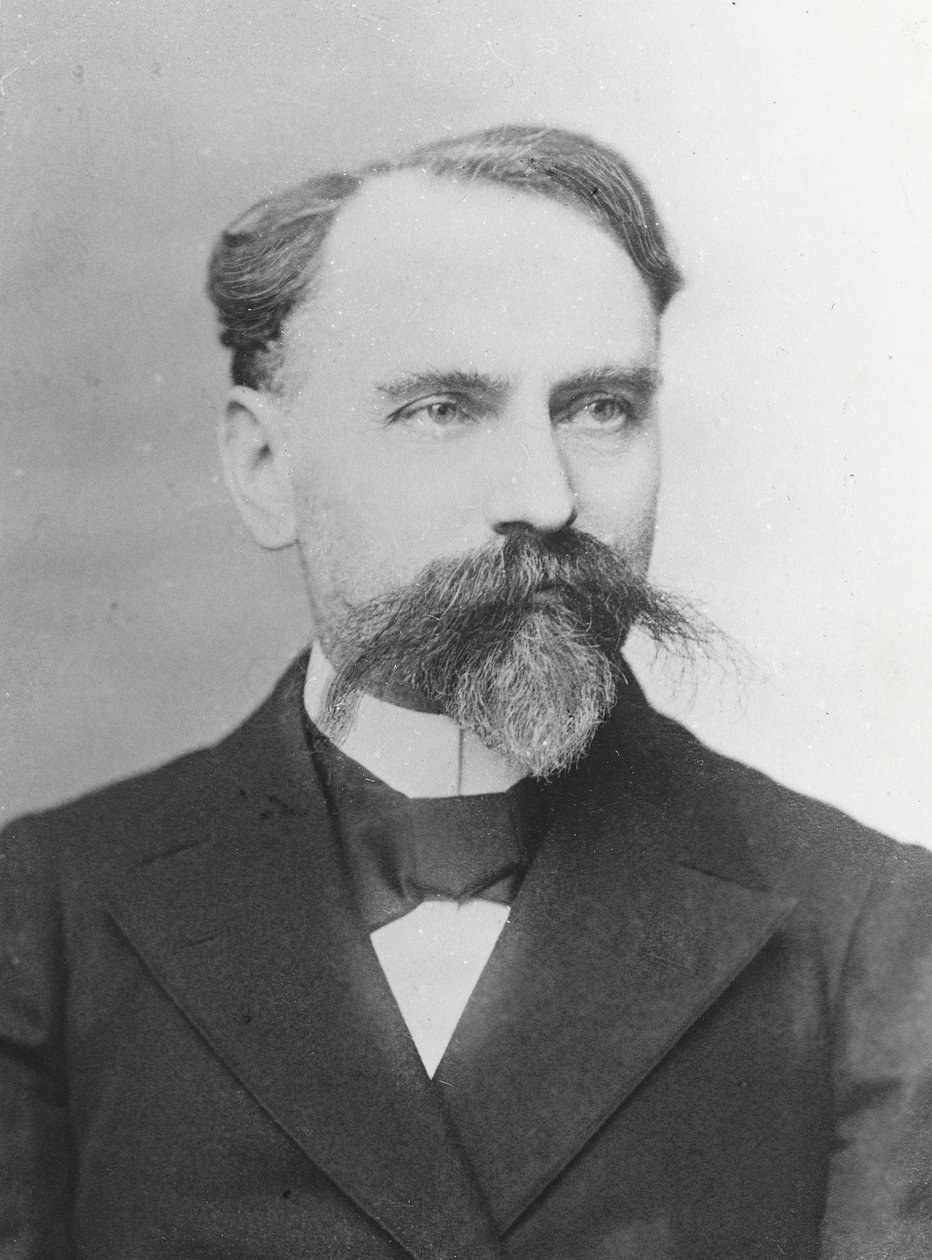 Portræt af Elie-Emile Bourquelot, fransk kemiker af Petit