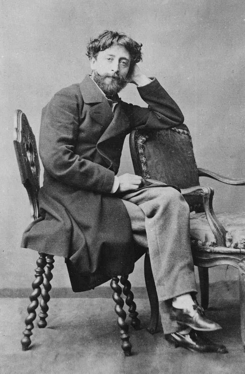 Portræt af Jules Franceschi, ca.1860 af Petit