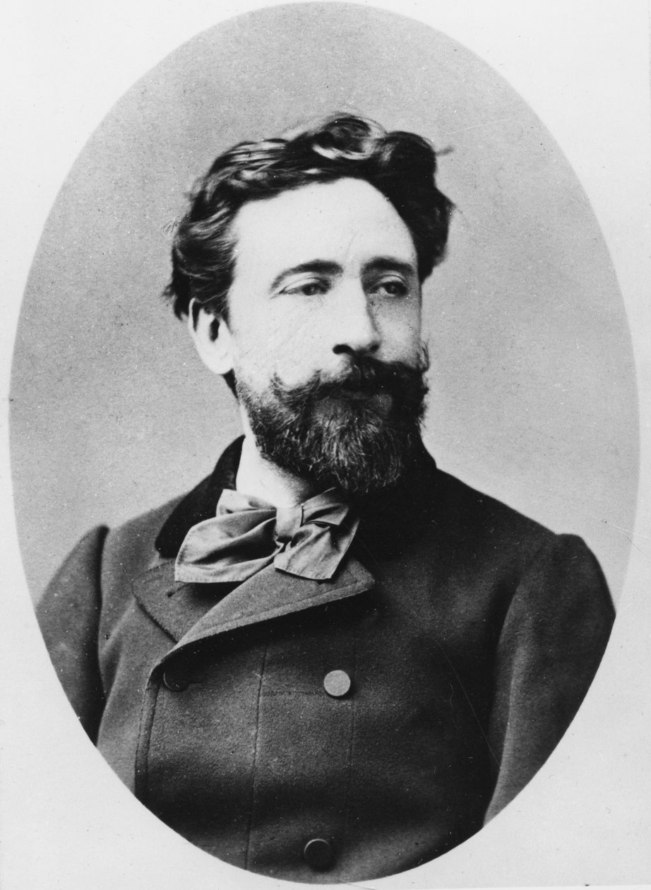 Portræt af Jules Franceschi, ca.1860 af Petit