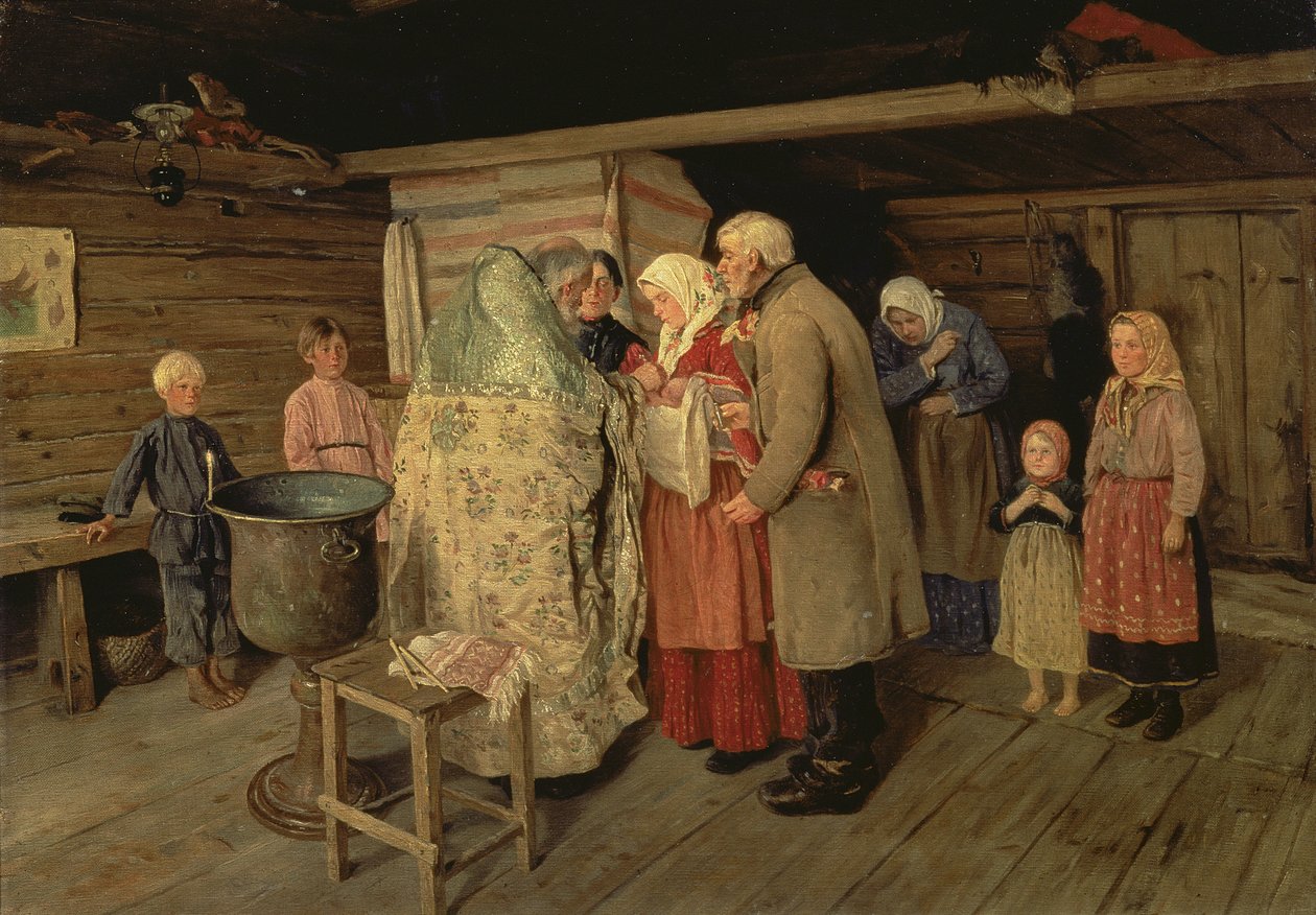 Dåben, 1896 af Petr Korovin