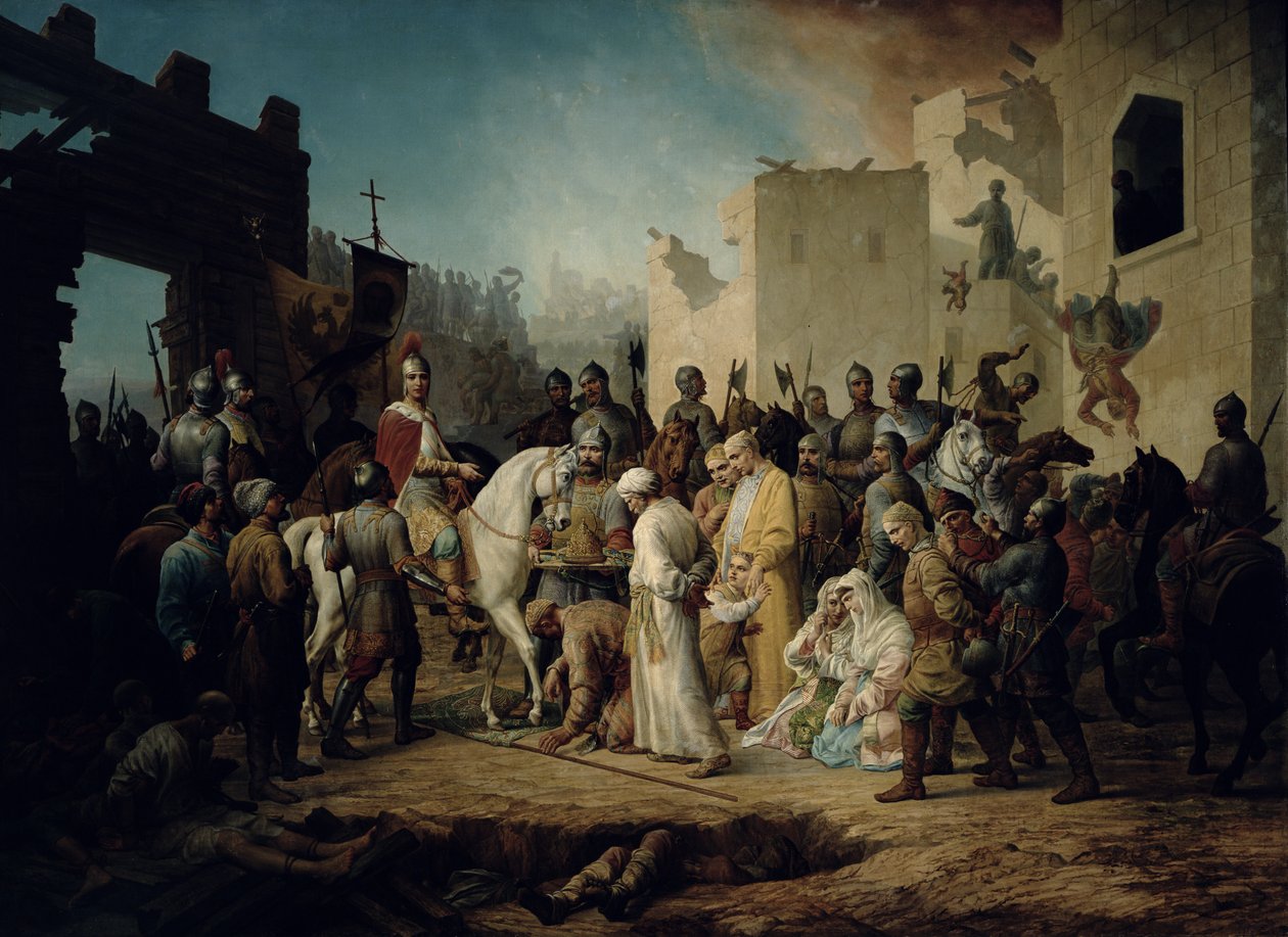 Zar Ivan IV erobrede Kazan i 1552, 1894 af Petr Mikhailovich Shamshin