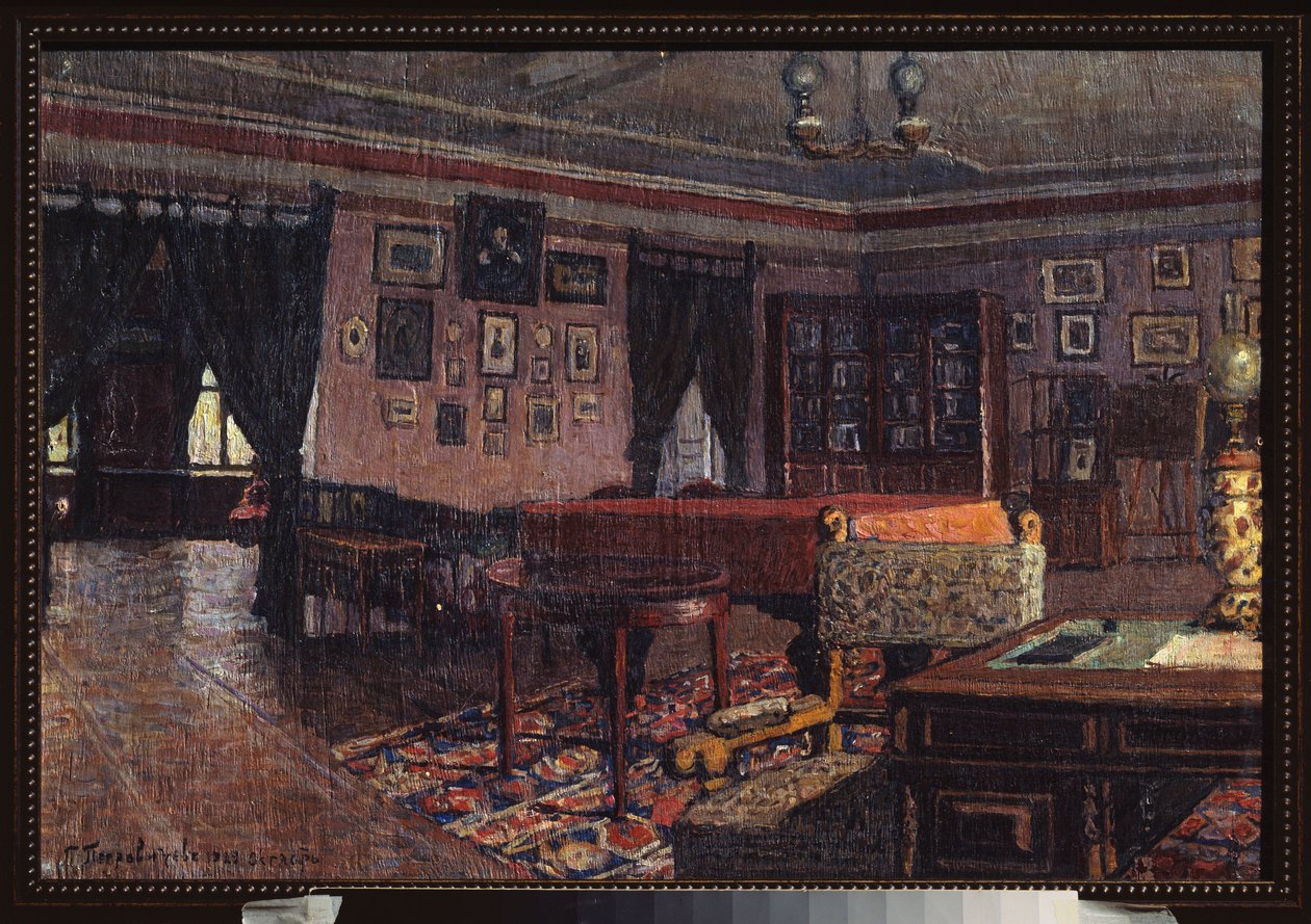 Stuen i huset af Peter Ilich Tchaikovsky af Petr Ivanovic Petrovichev