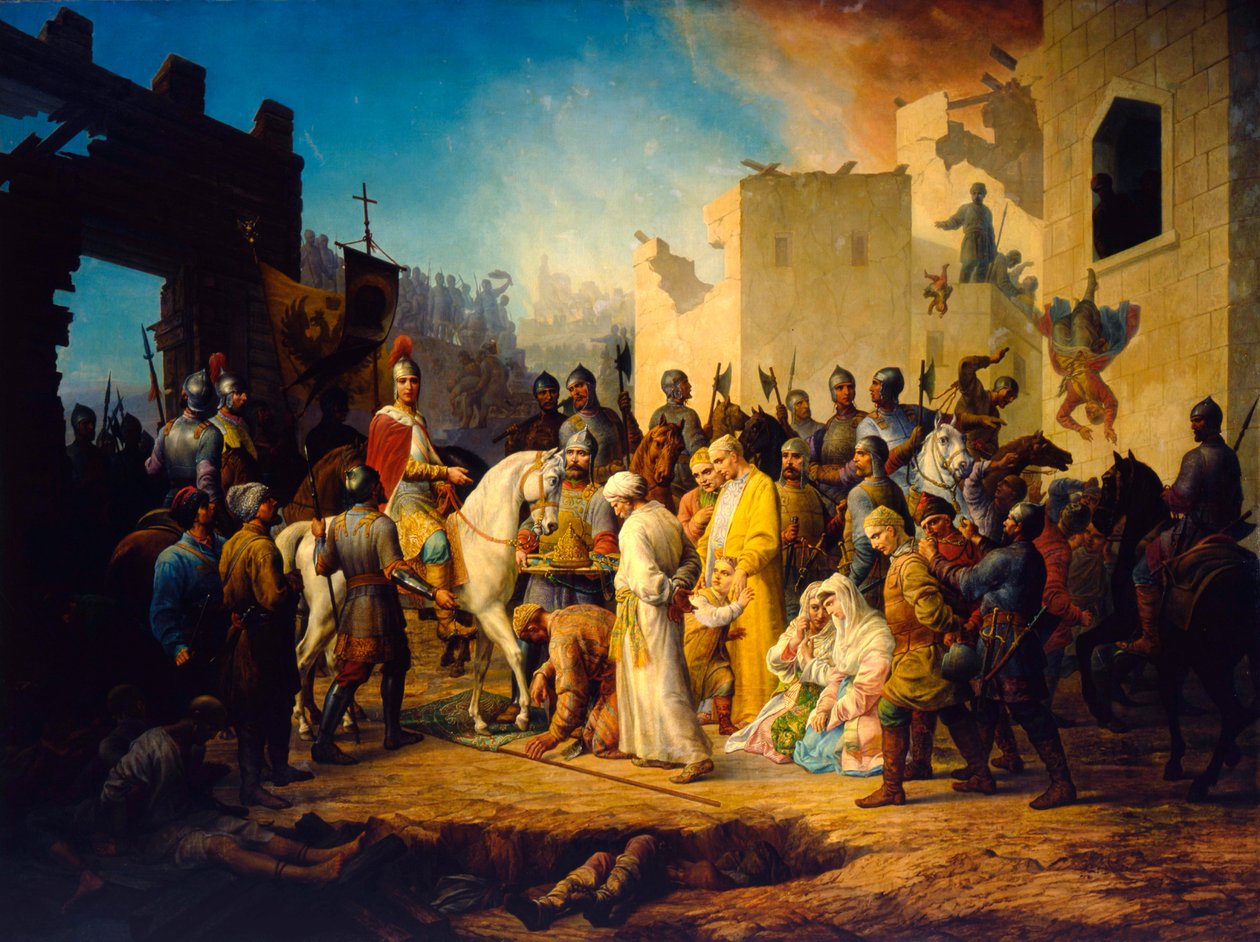 Zar Ivan IV erobrede Kazan i 1552, 1894 af Petr Mikhailovich Shamshin
