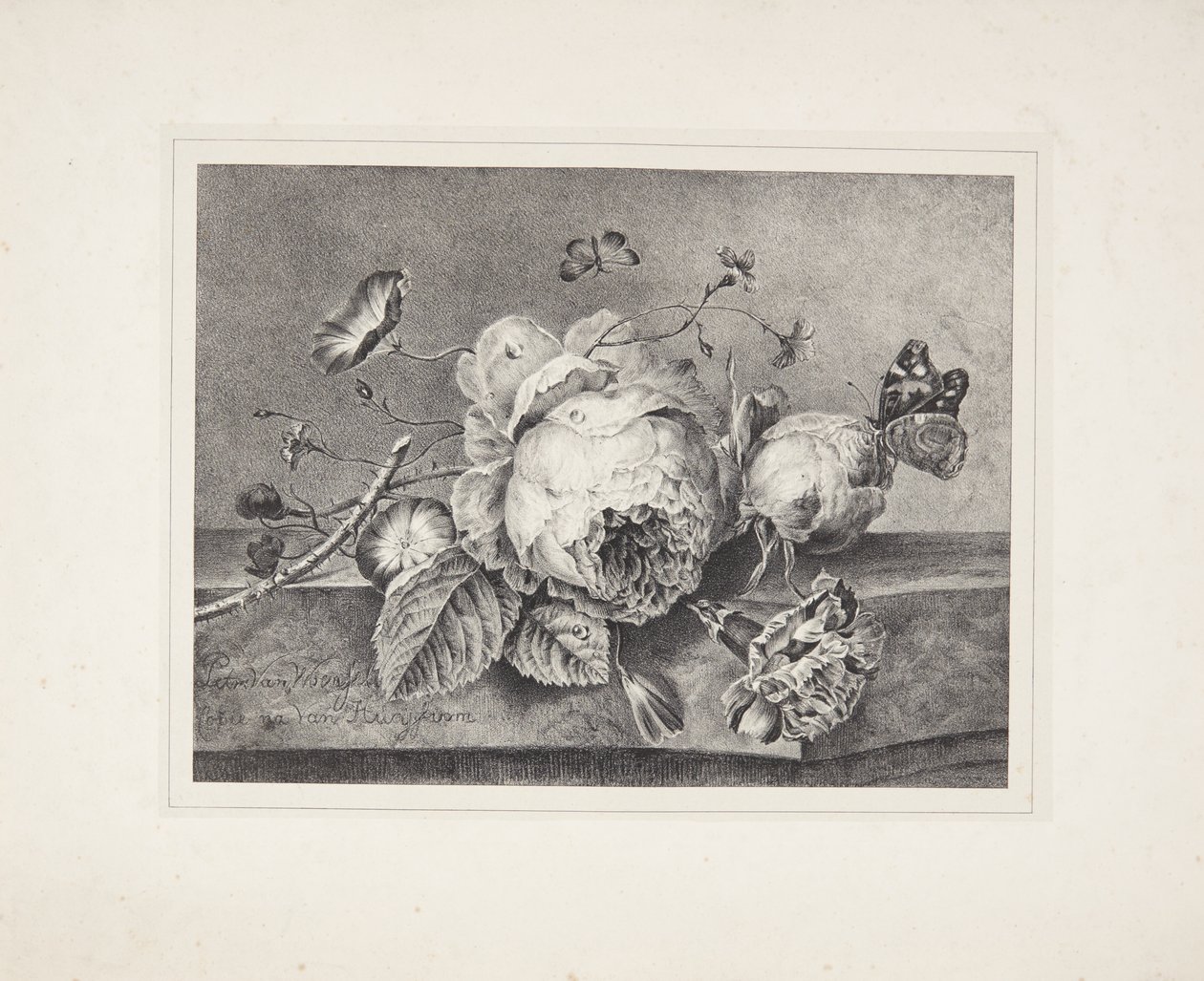 Blomsterstilleben af Petronella van Woensel