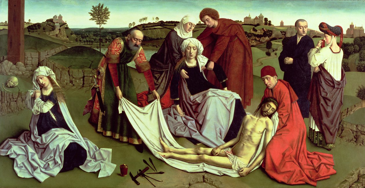 Klagesangen over den døde Kristus af Petrus Christus