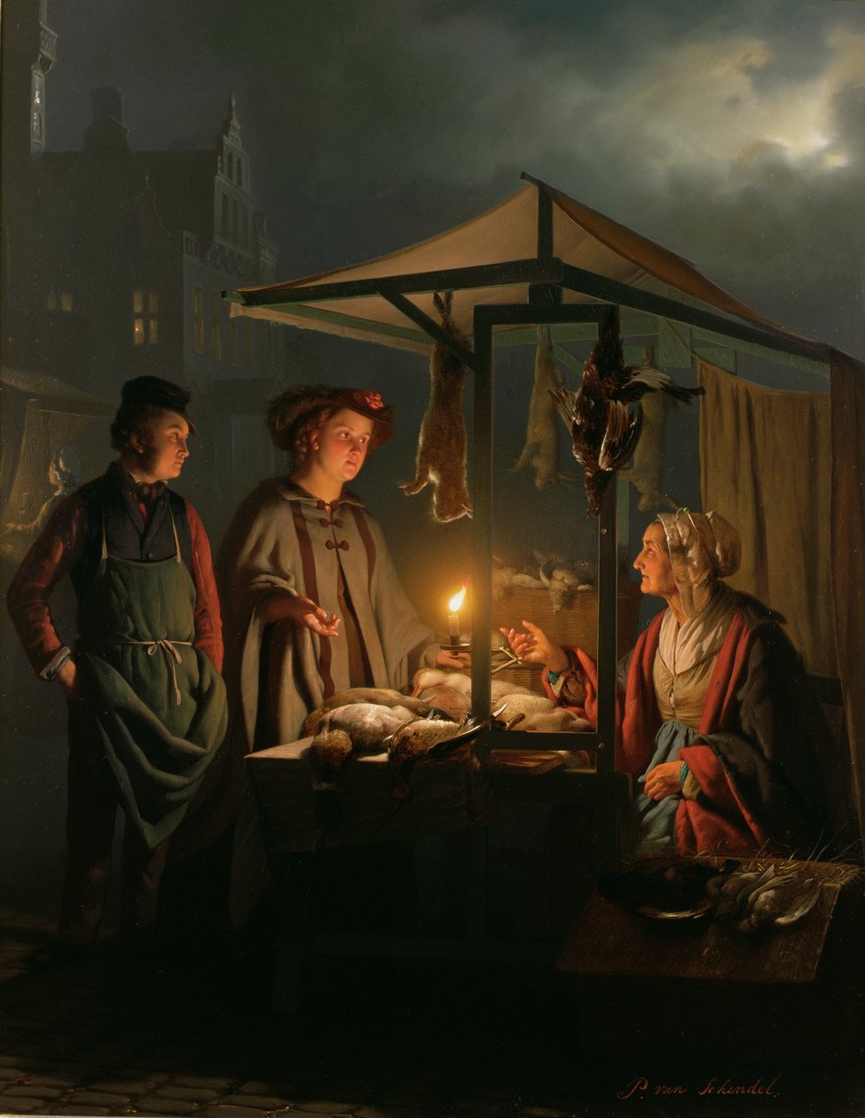 Spilsælgeren af Petrus van Schendel