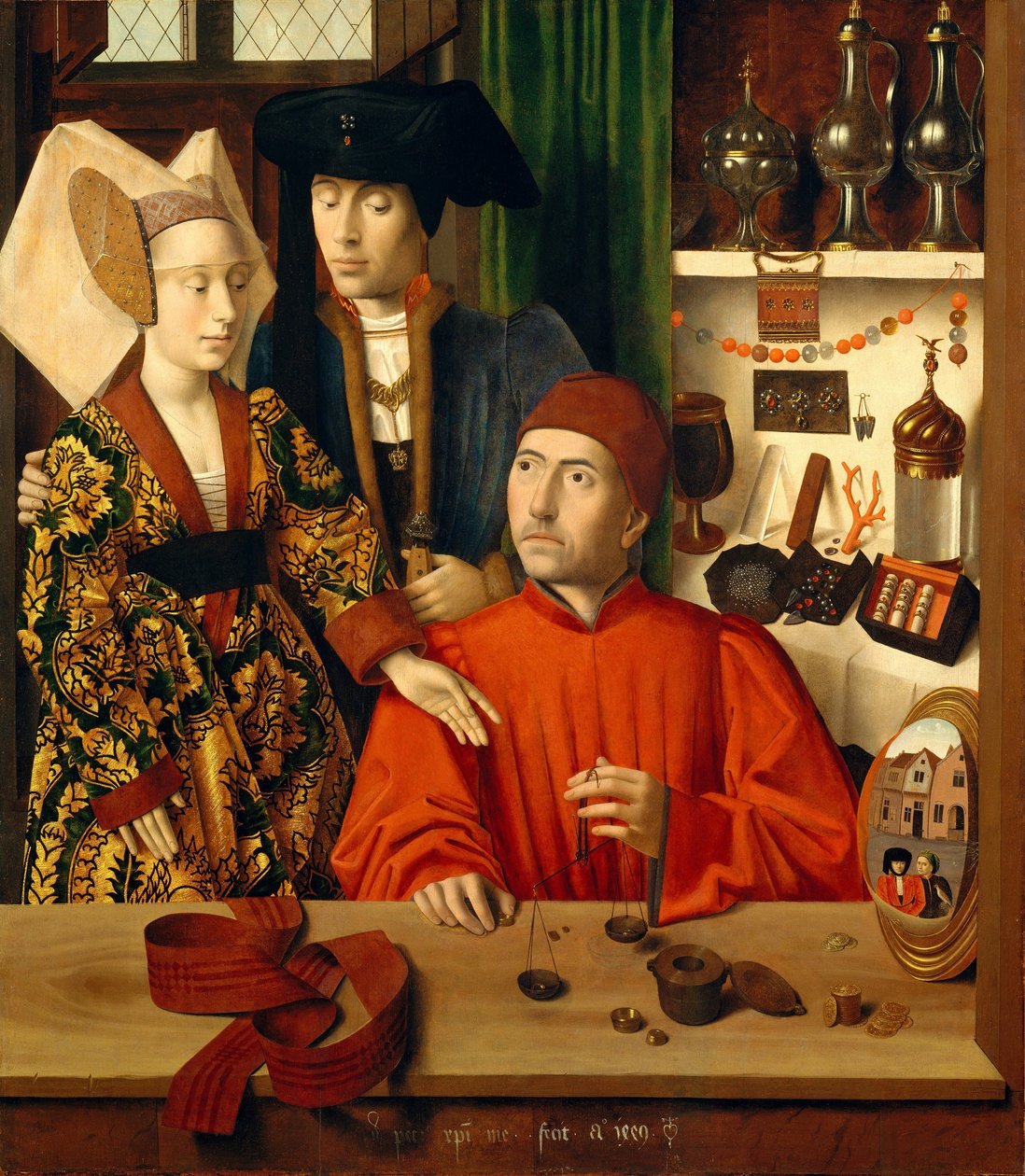 En Guldsmed i sin Butik af Petrus Christus