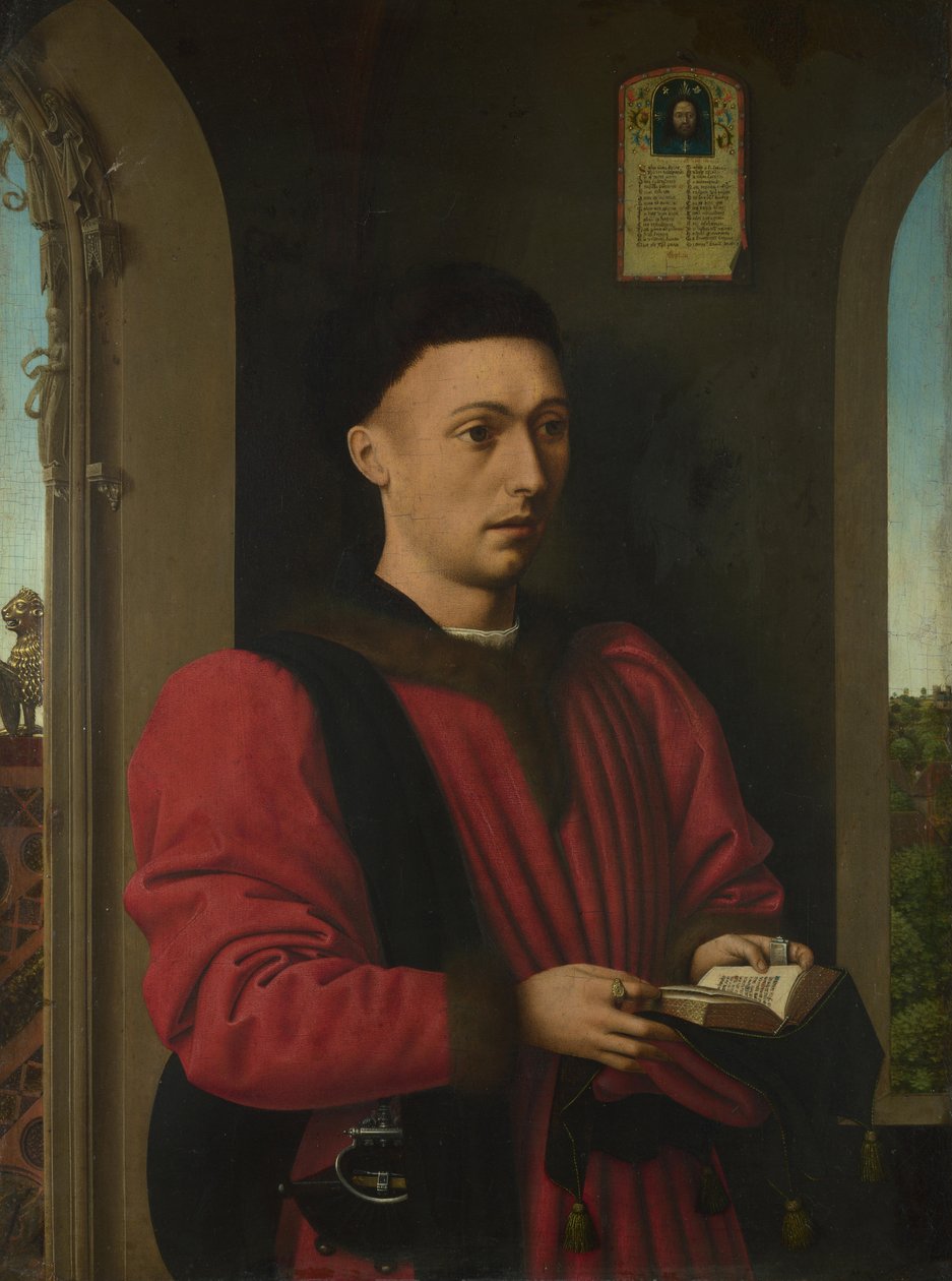 Portræt af en ung mand, 1450-1460 af Petrus Christus