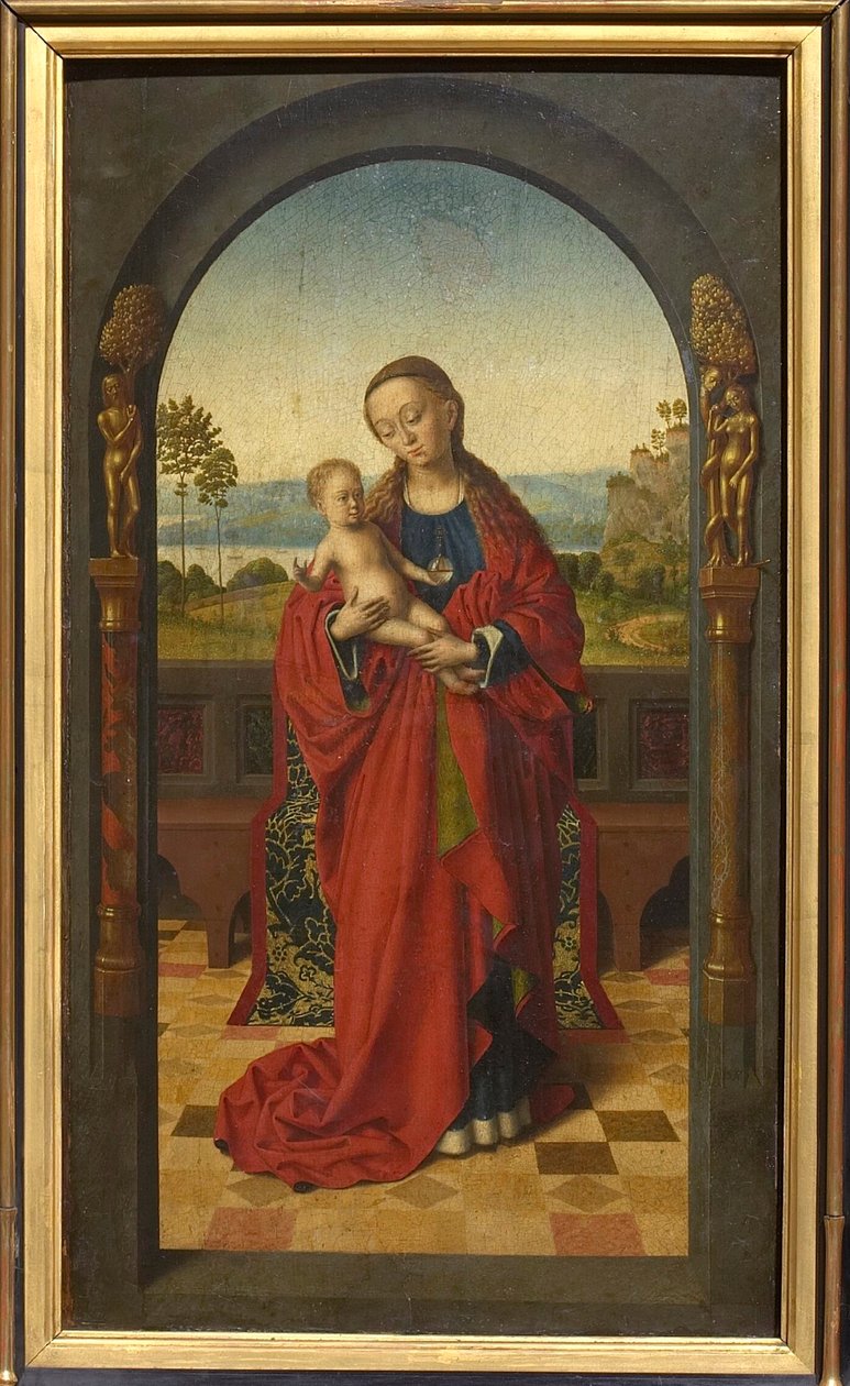 Jomfru og barn, ca. 1450. af Petrus Christus