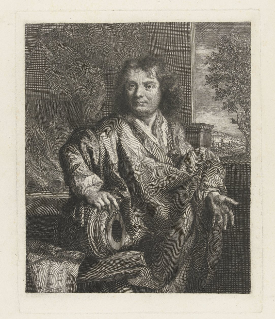 Portræt af en våbenstifter af Petrus Johannes Arendzen