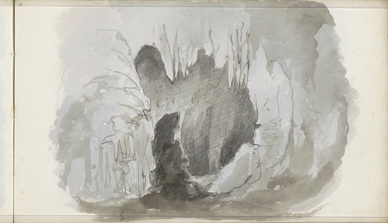 Drypstensgrotte af Petrus Johannes Schotel