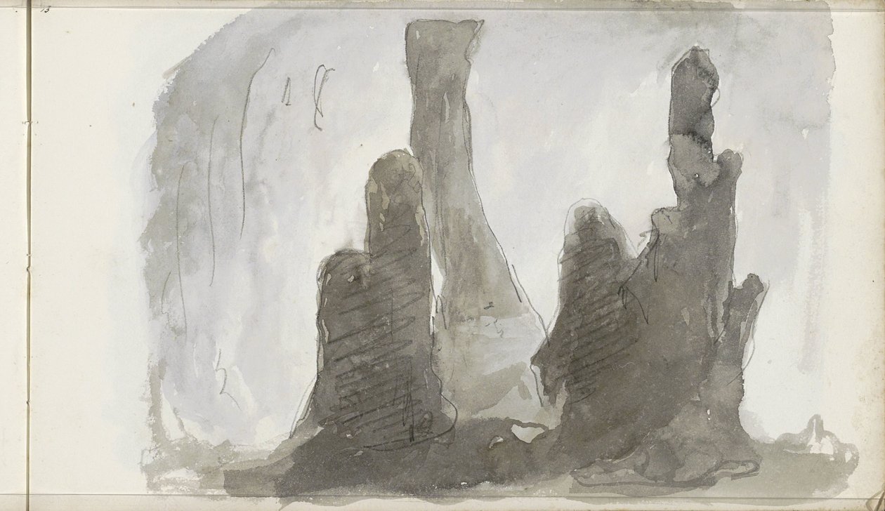 stalagmitter af Petrus Johannes Schotel