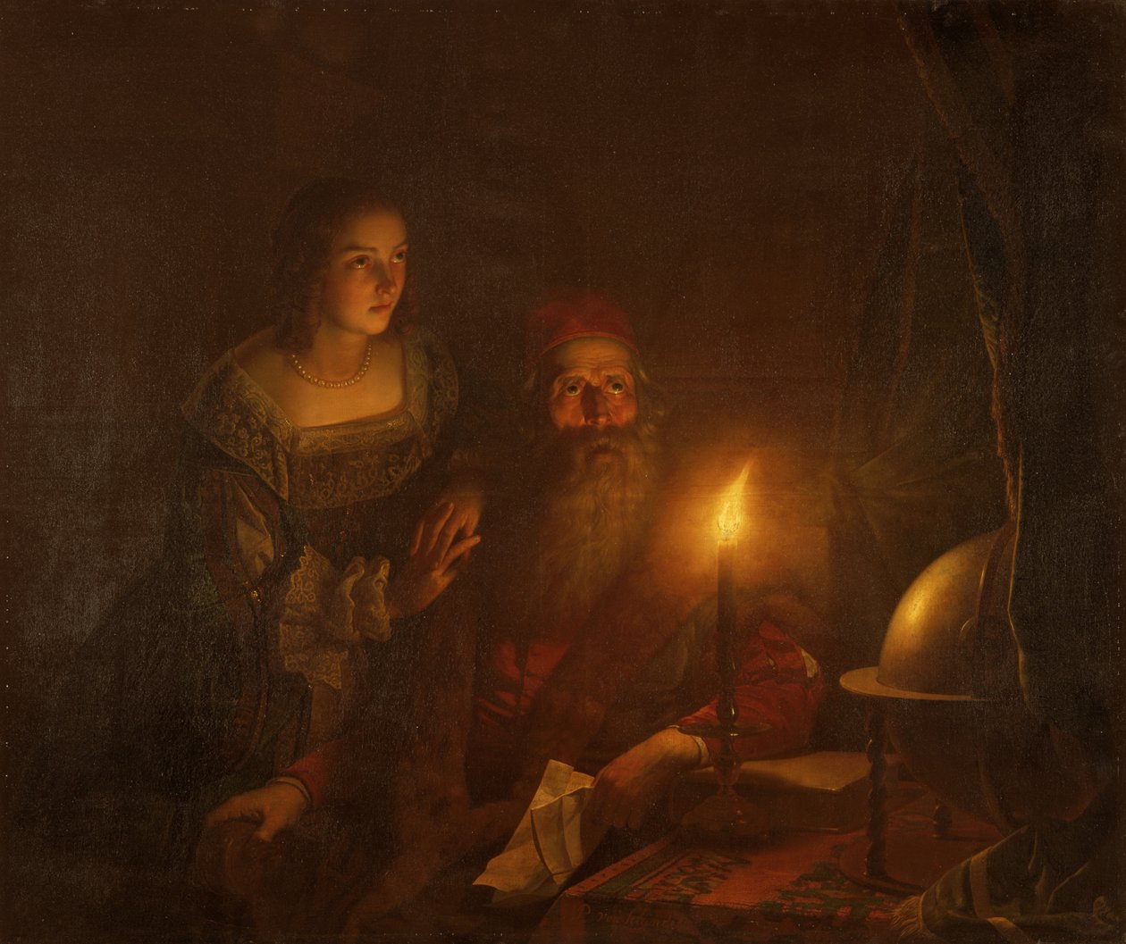 Etienne Van den Bergh fejlagtigt anklaget for forræderi (olie på lærred) af Petrus van Schendel