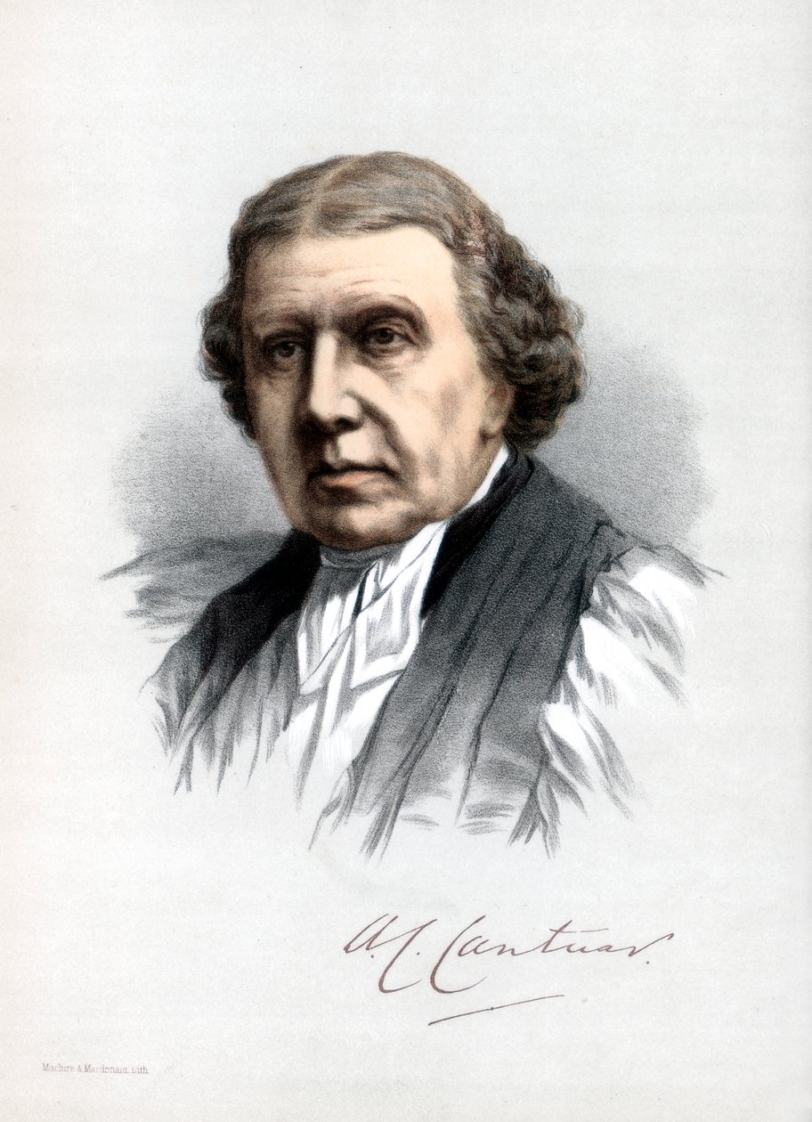 Archibald Campbell Tait, ærkebiskop af Canterbury, c1890. af Petter and Galpin Cassell