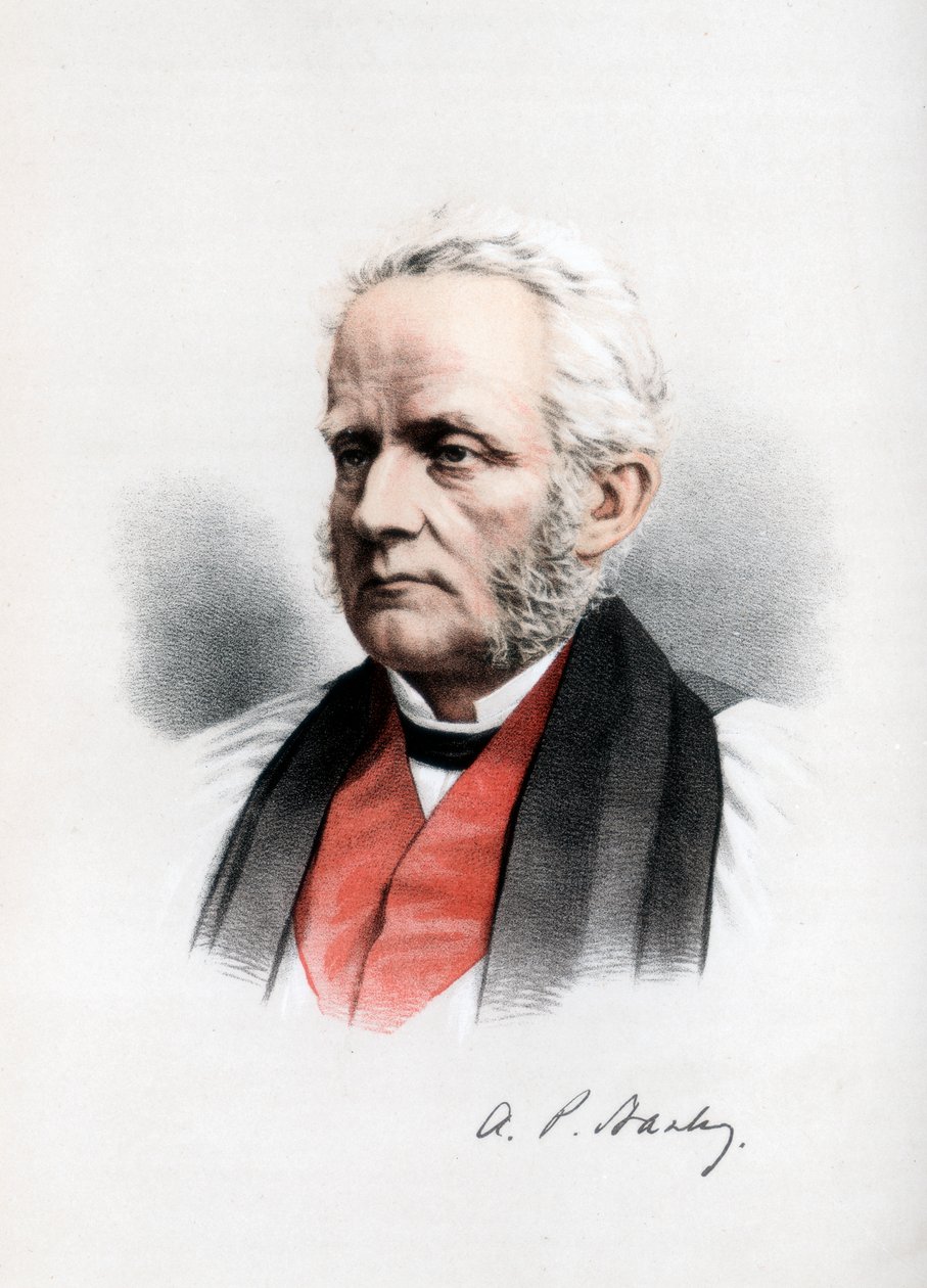 Arthur Penrhyn Stanley, dekan af Westminster, c1890. af Petter and Galpin Cassell