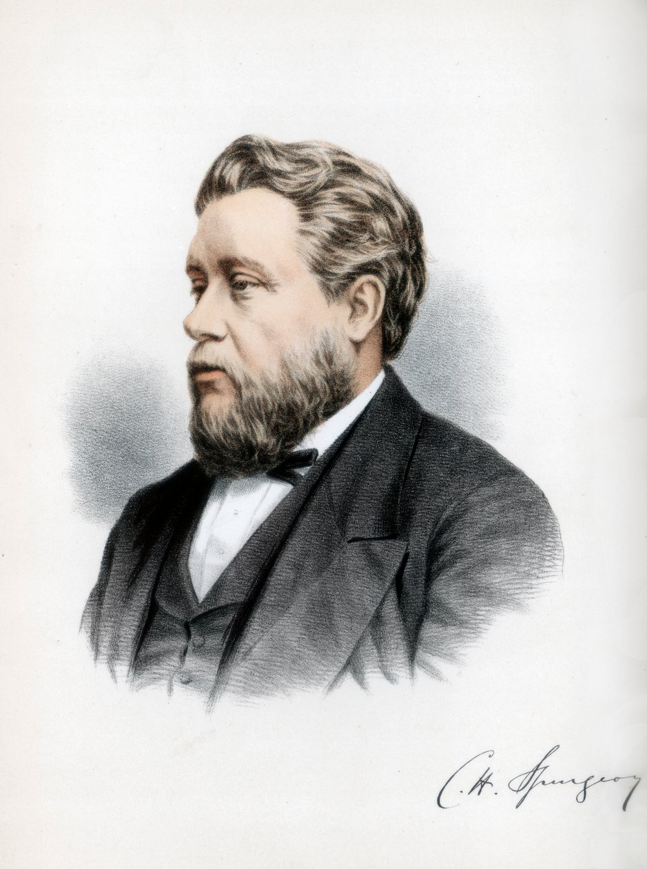 Charles Haddon Spurgeon, britisk baptistprædikant, c1890. af Petter and Galpin Cassell