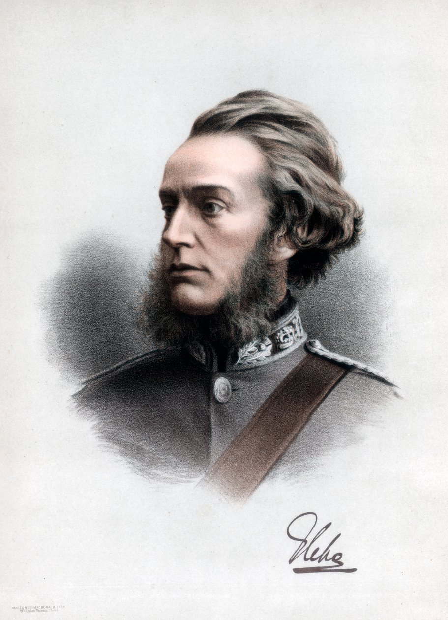 Francis Charteris, 10. jarl af Wemyss, britisk whig-politiker, c1890. af Petter and Galpin Cassell
