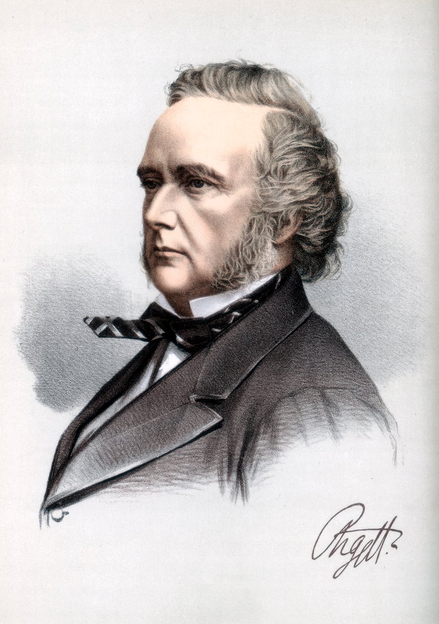 George Campbell, 8. hertug af Argyll, skotsk liberal politiker og forfatter, c1890. af Petter and Galpin Cassell