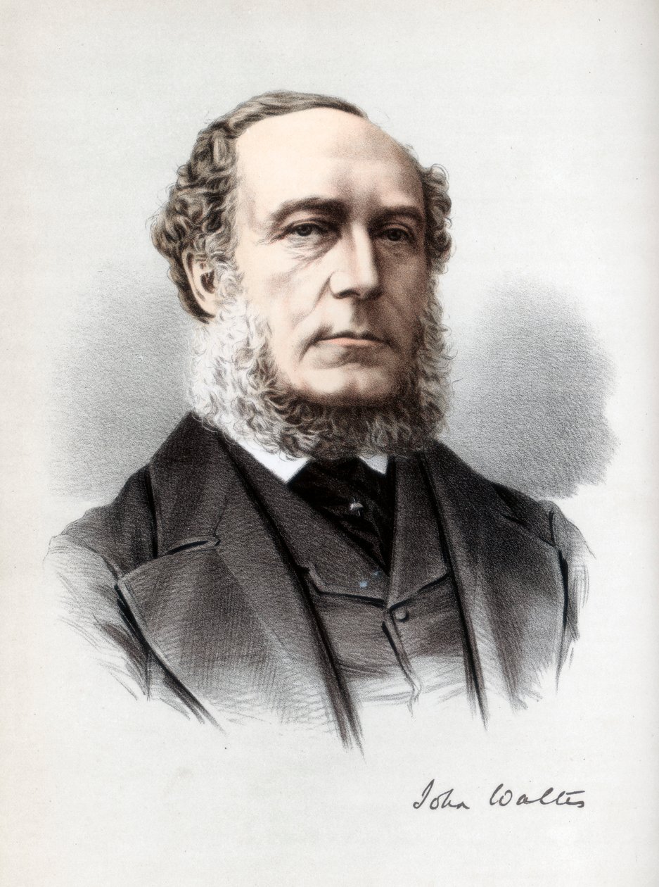 John Walter, britisk moderat liberal politiker, c1890. af Petter and Galpin Cassell