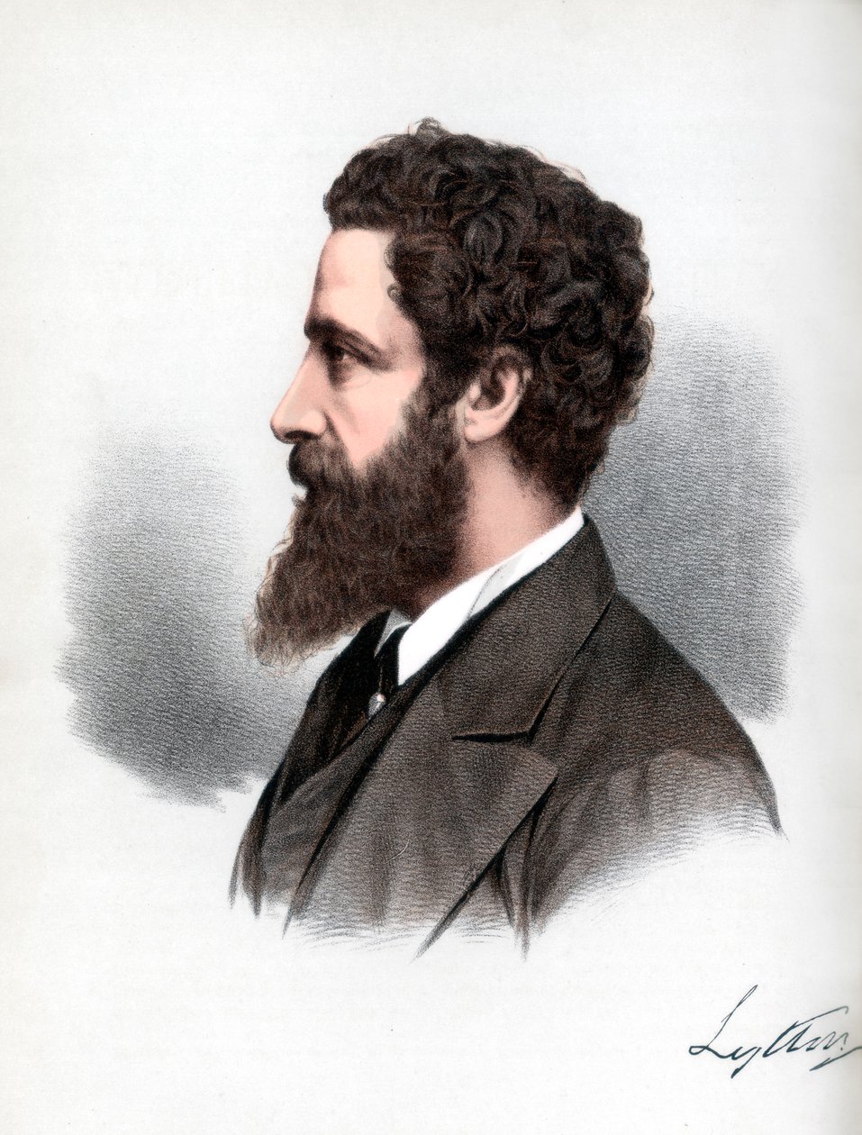 Robert Bulwer-Lytton, 1. jarl af Lytton, engelsk digter og statsmand, c1890. af Petter and Galpin Cassell