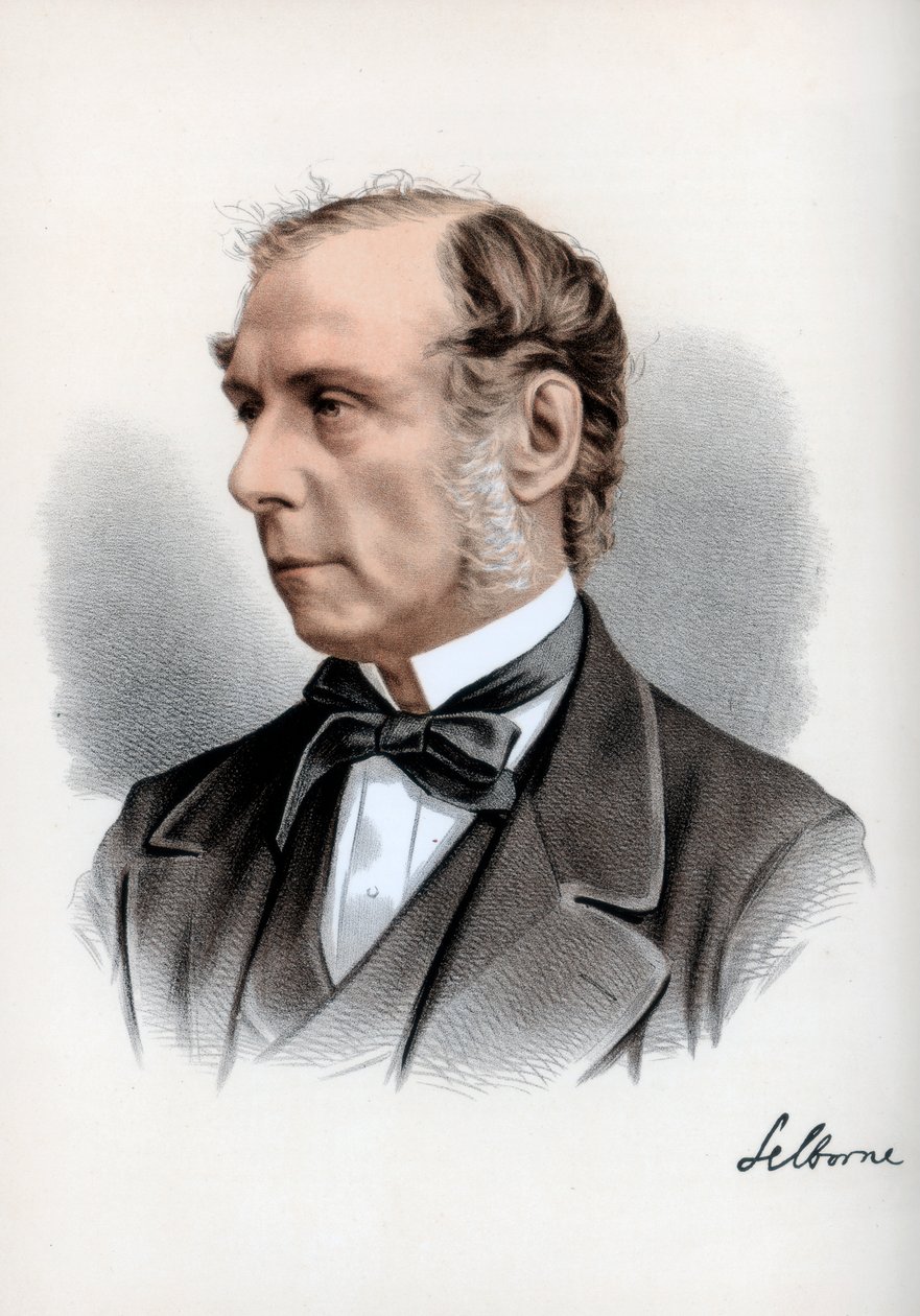 Roundell Palmer, 1. jarl af Selborne, britisk advokat og liberal politiker, c1890. af Petter and Galpin Cassell