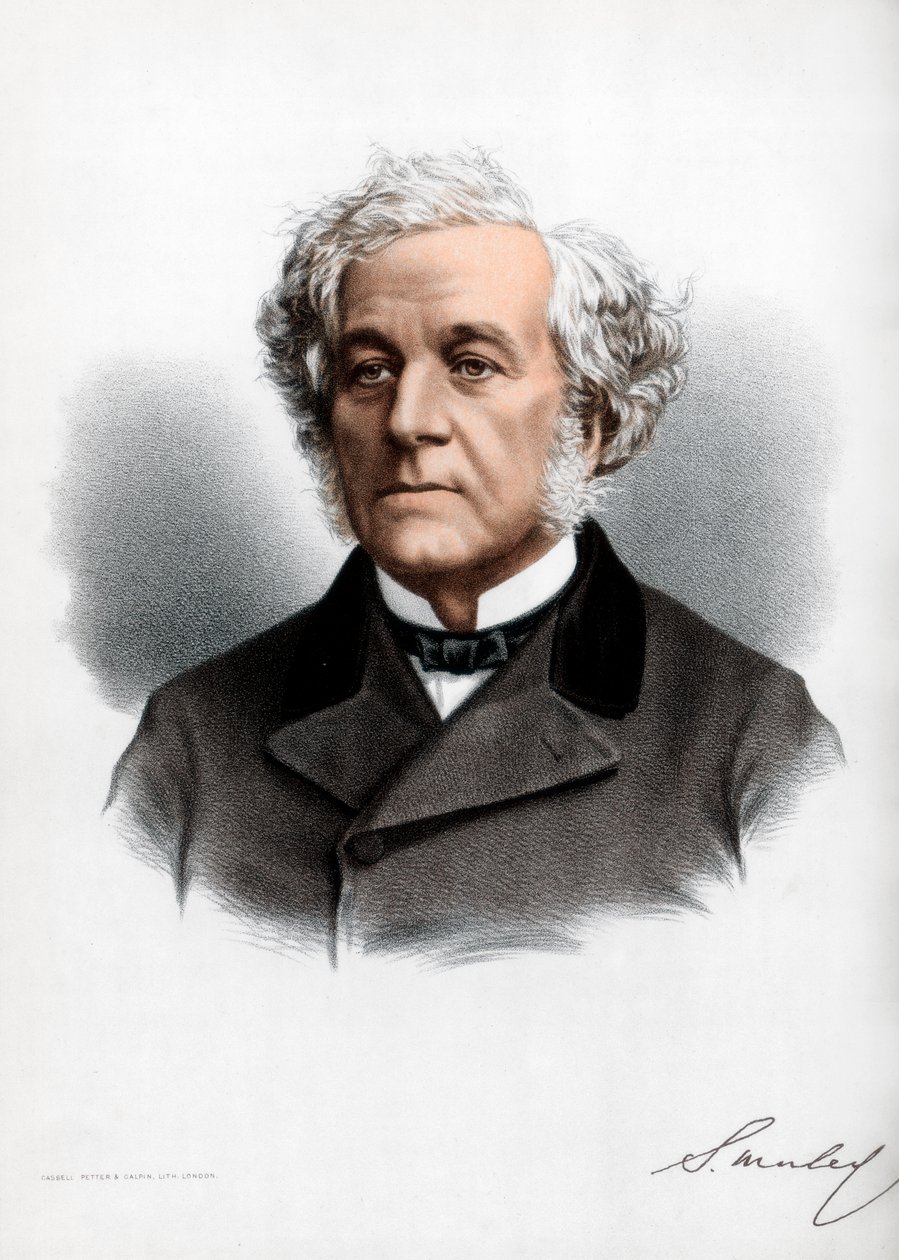 Samuel Morley, abolitionist, politisk radikal og statsmand, c1890. af Petter and Galpin Cassell