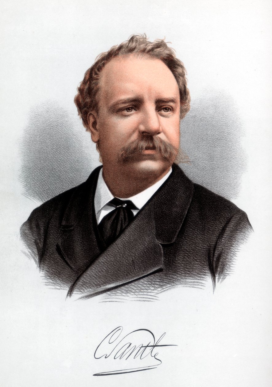 Sir Charles Santley, engelsk vokalist, c1890. af Petter and Galpin Cassell