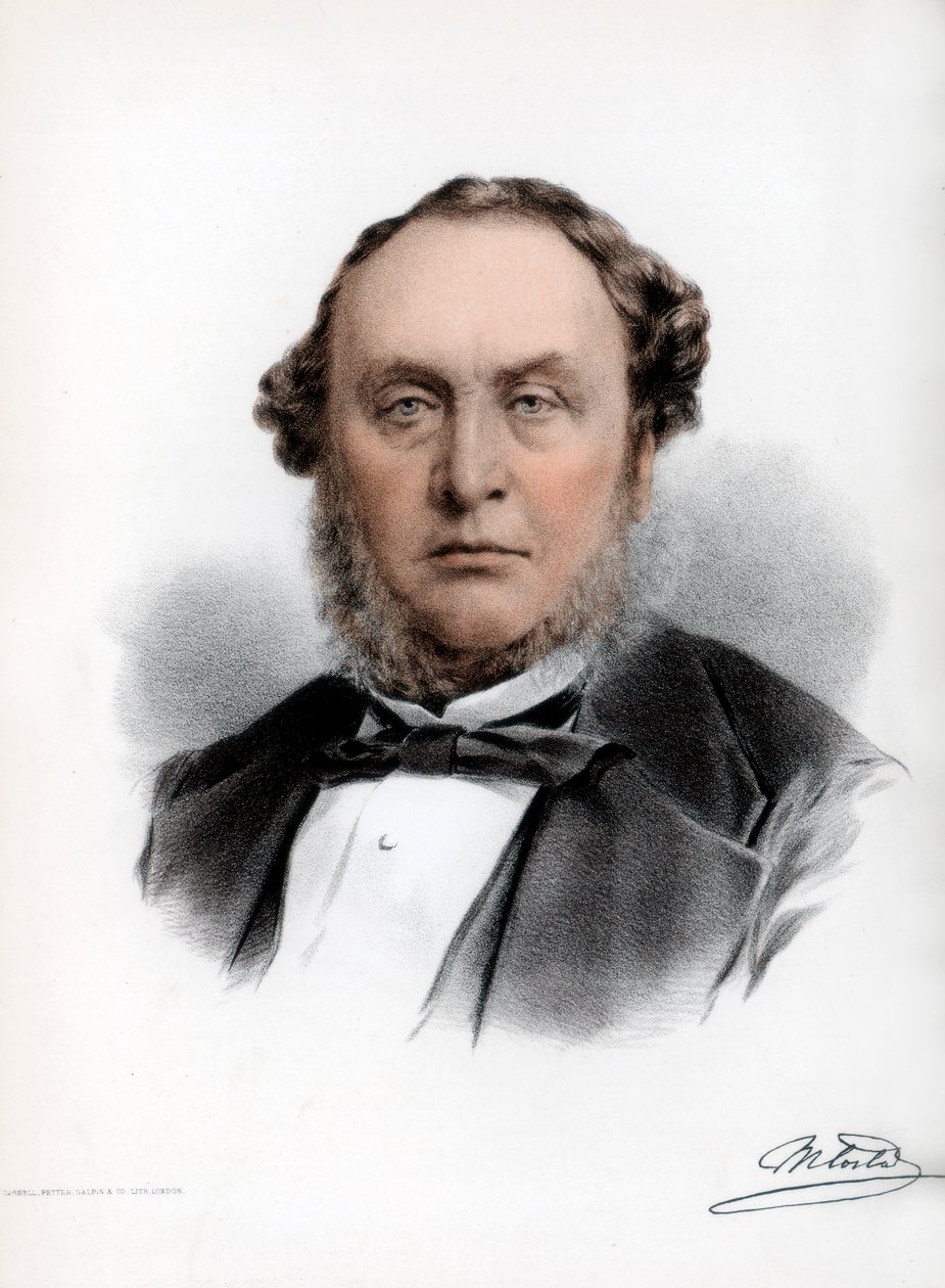 Sir Michael Costa, italiensk-født britisk komponist og dirigent, c1890. af Petter and Galpin Cassell