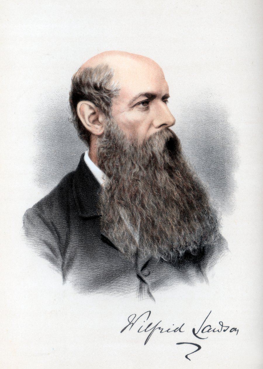 Sir Wilfrid Lawson, britisk politiker og afholdenhedsforkæmper, c1890. af Petter and Galpin Cassell