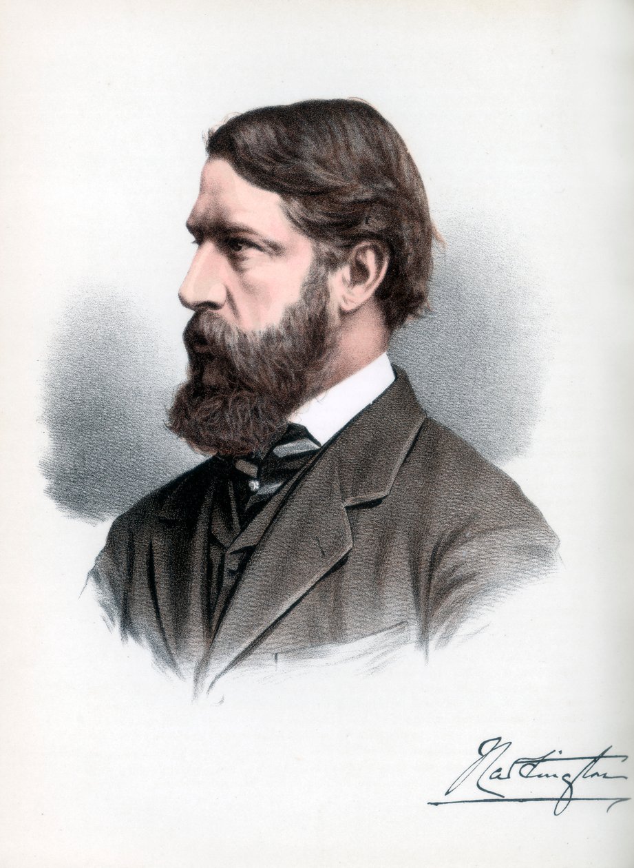 Spencer Compton Cavendish, markis af Hartington, britisk liberal statsmand, c1890. af Petter and Galpin Cassell