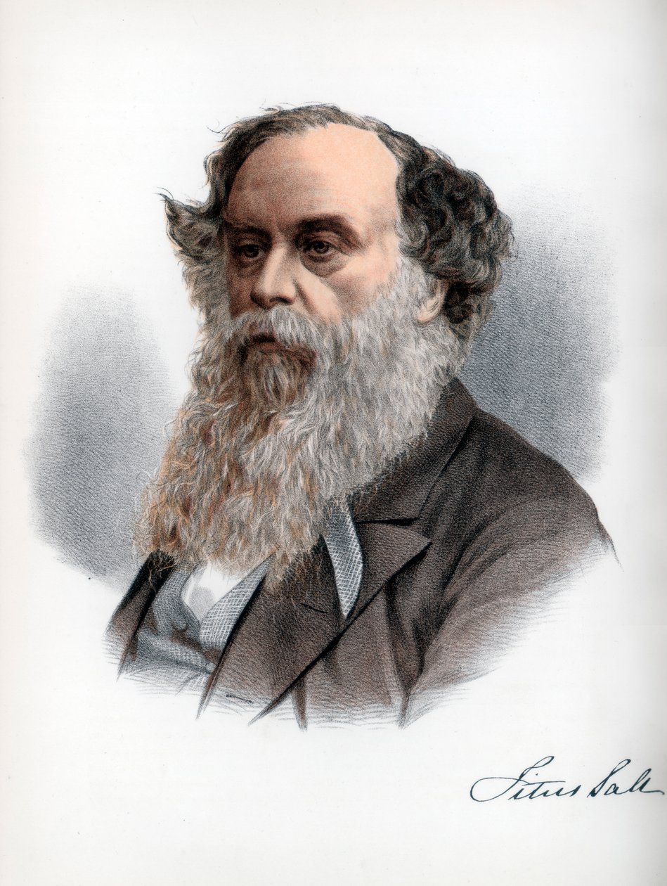Titus Salt, britisk uldhæfter og industrimand, c1890. af Petter and Galpin Cassell