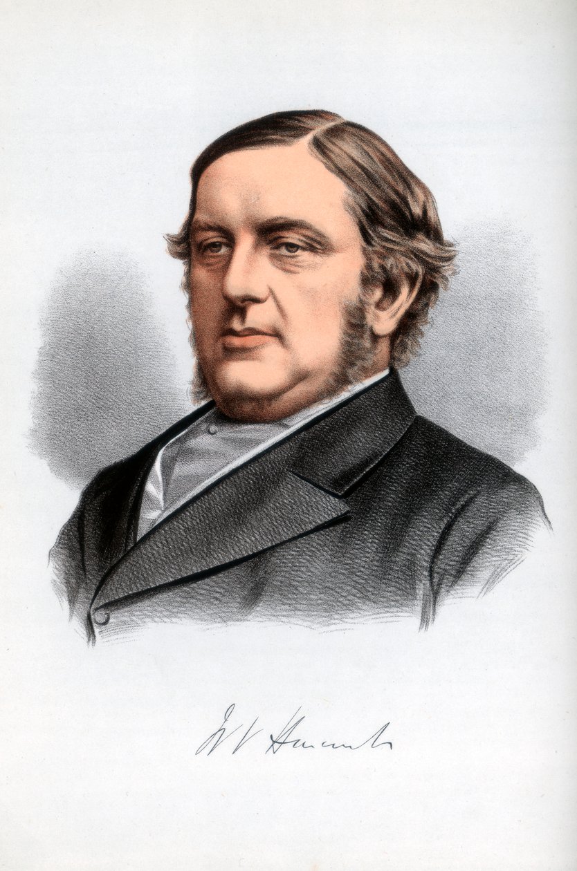 William Vernon Harcourt, britisk liberal statsmand, c1890. af Petter and Galpin Cassell