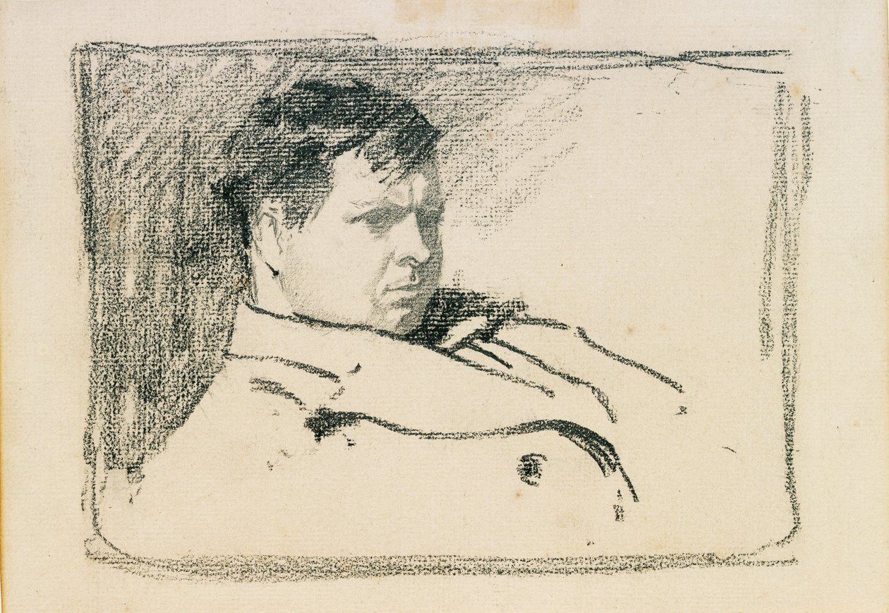 Frank Brangwyn, 1885 (blyant) af Phil May