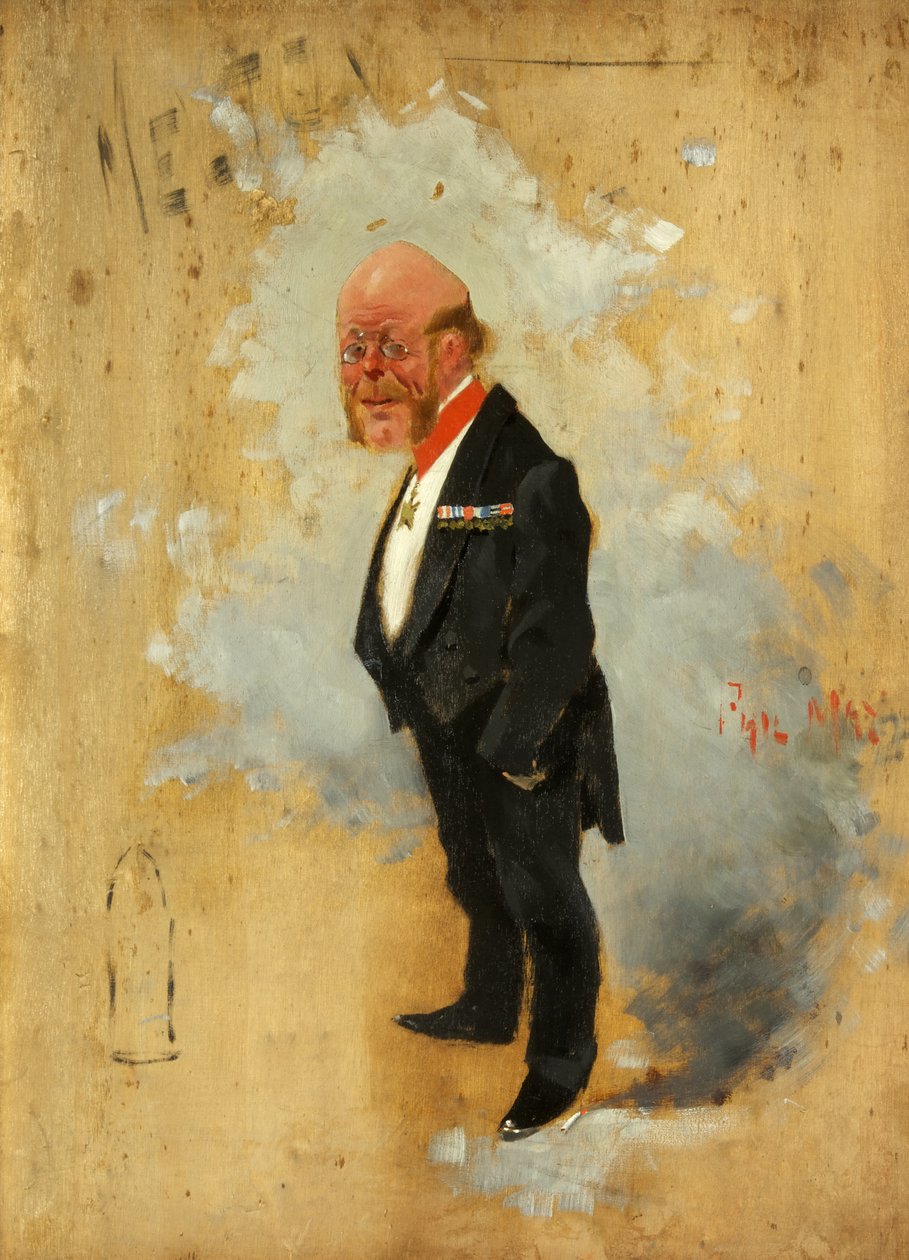 Melton Prior (olie på plade) af Phil May