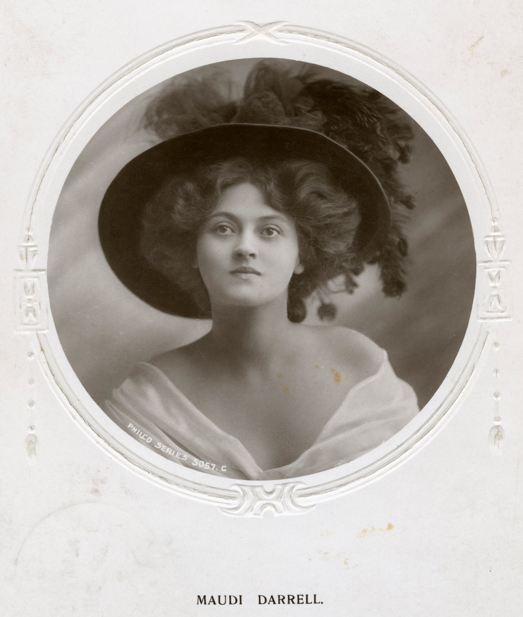Maudi Darrell, britisk skuespillerinde, c1908. af Philco Publishing Company