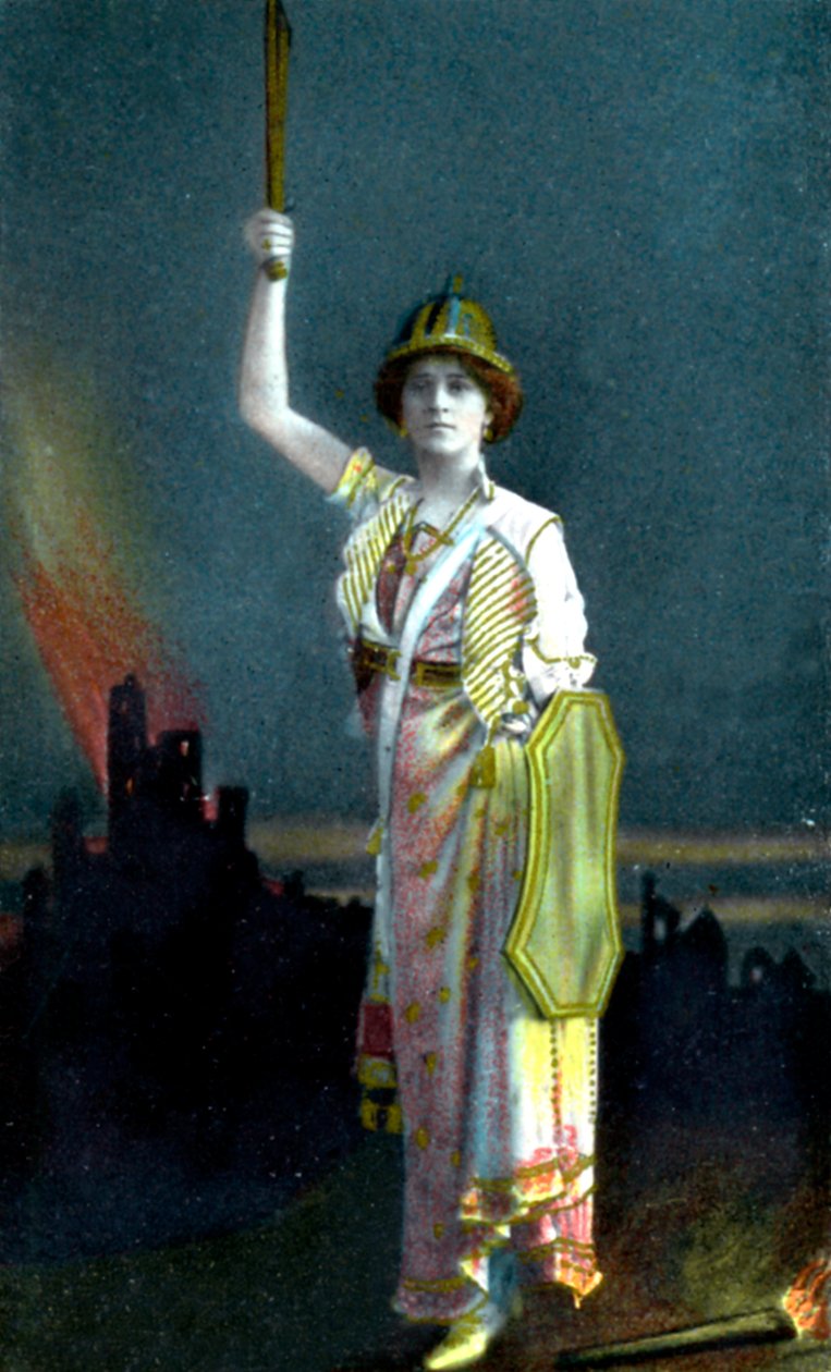 Zena Dare 1887-1975, engelsk sangerinde og skuespillerinde, 1908. af Philco Publishing Company