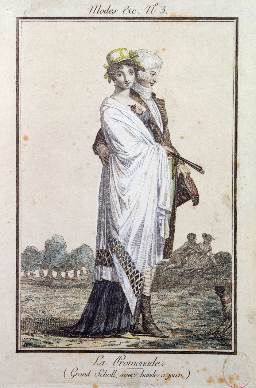 Promenaden, ca. 1799 af Philibert Louis Debucourt