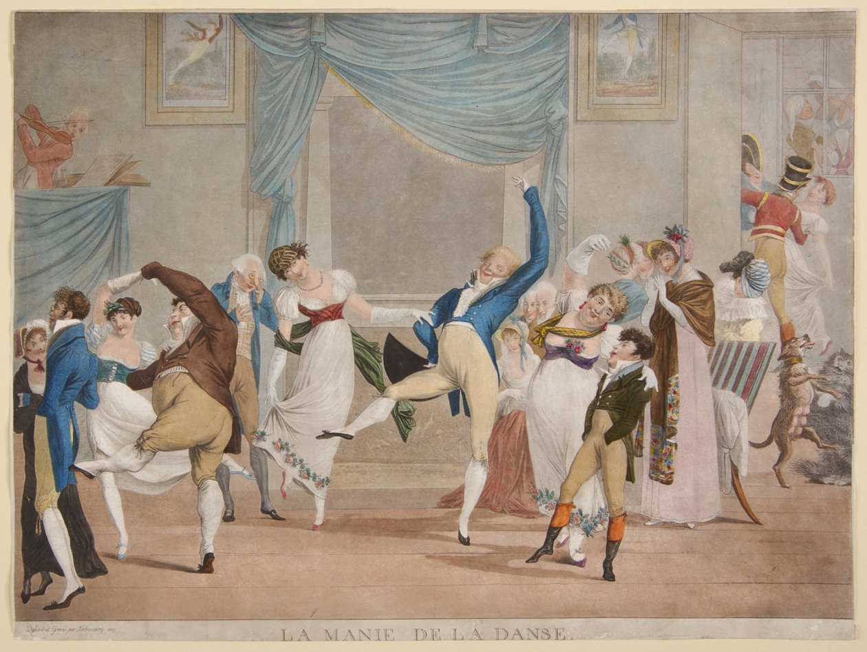 Dansedille af Philibert-Louis Debucourt
