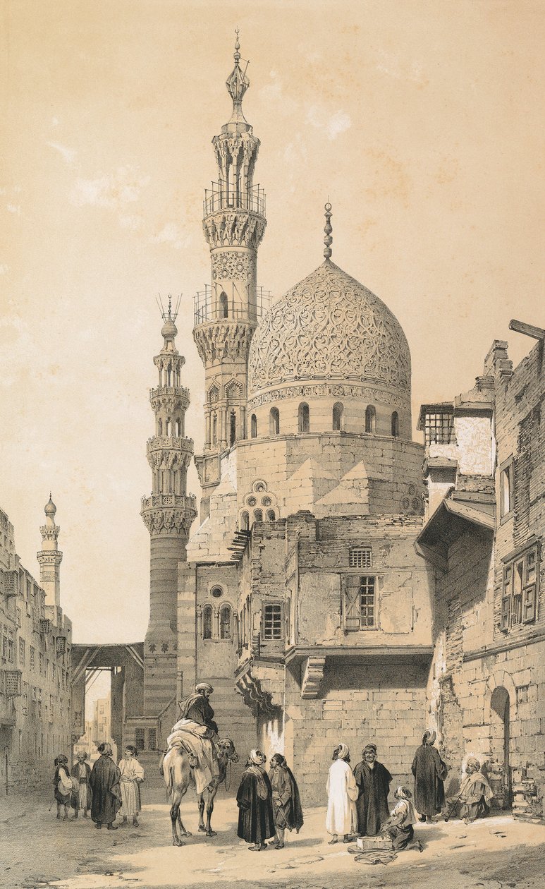 Moskeen i Cairo af Philibert Joseph Girault de Prangey