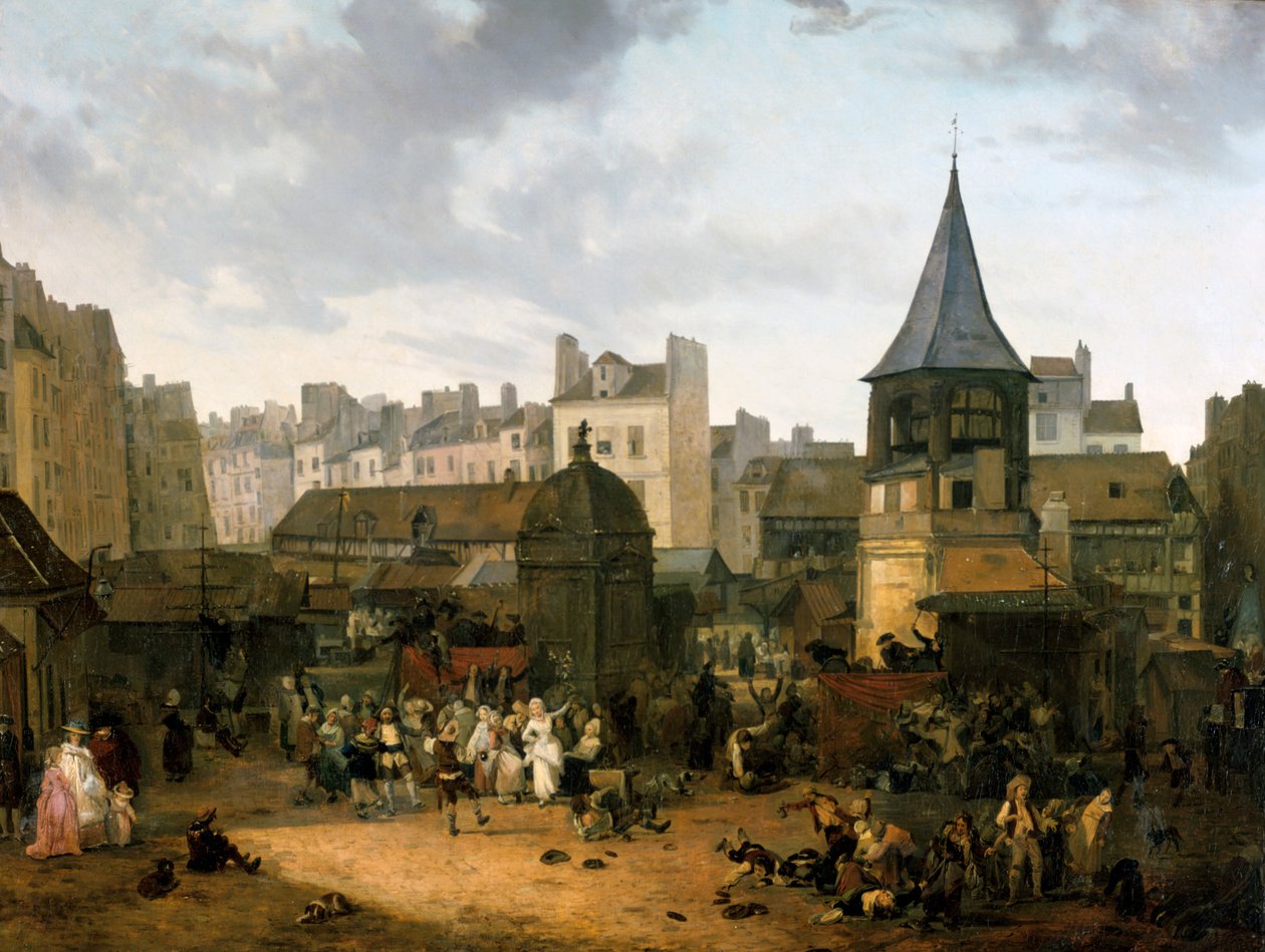 En fest for fødslen af den franske arving, 1781 1783 af Philibert Louis Debucourt