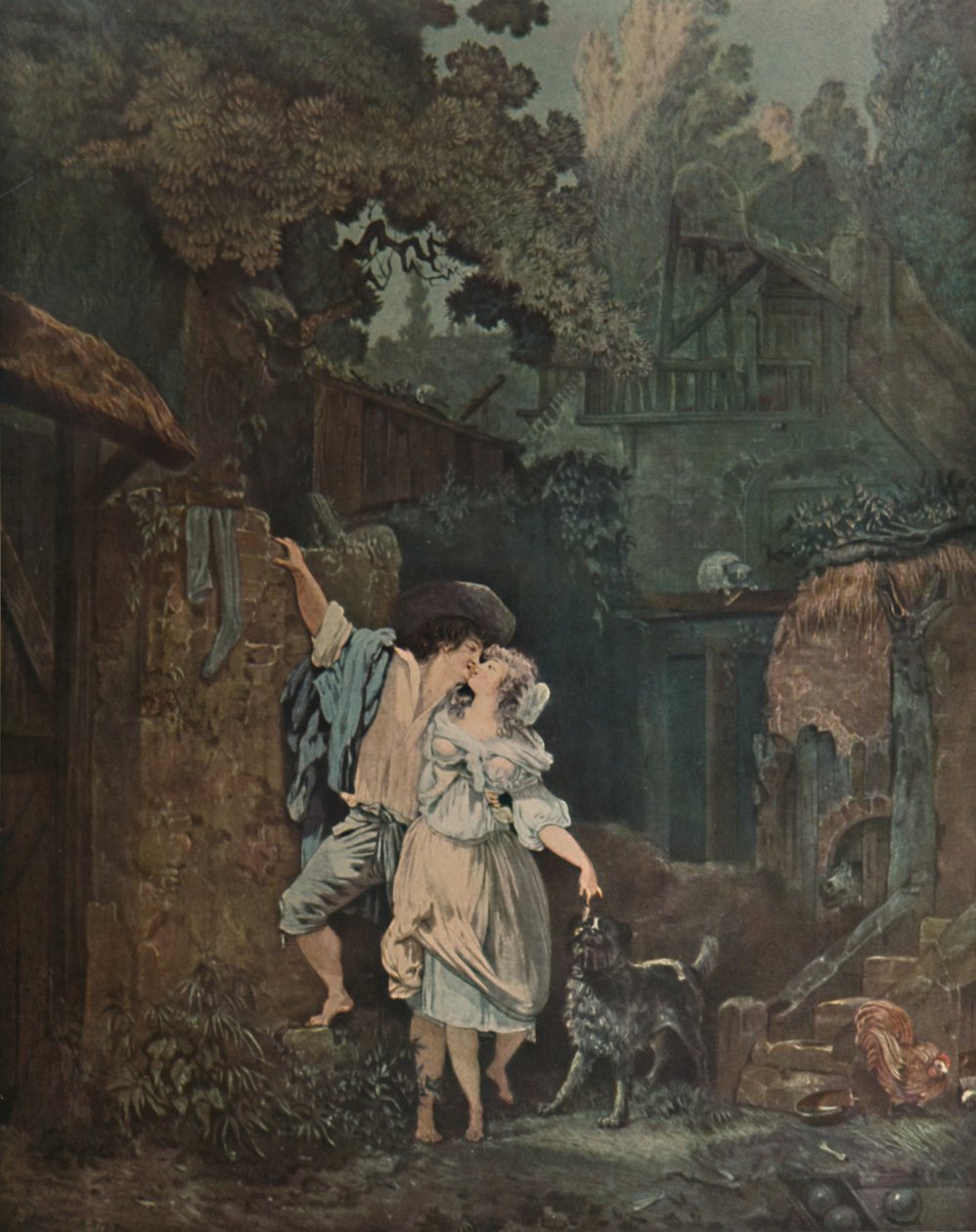 The Escalade, or The Odious Mornings, 1787, 1913 af Philibert Louis Debucourt
