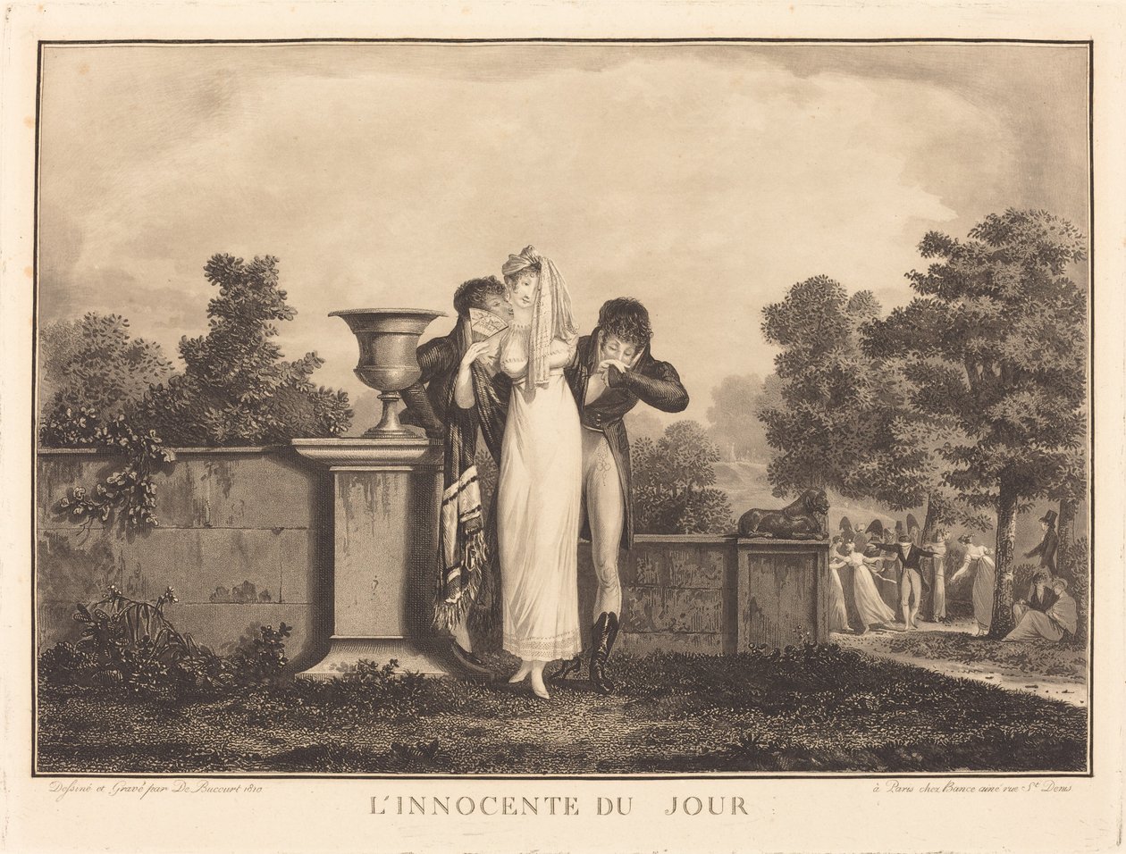 Dagens uskyldige af Philibert Louis Debucourt
