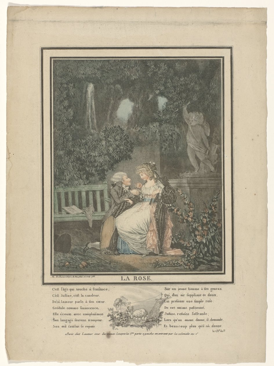 Rosen, 1788 af Philibert Louis Debucourt