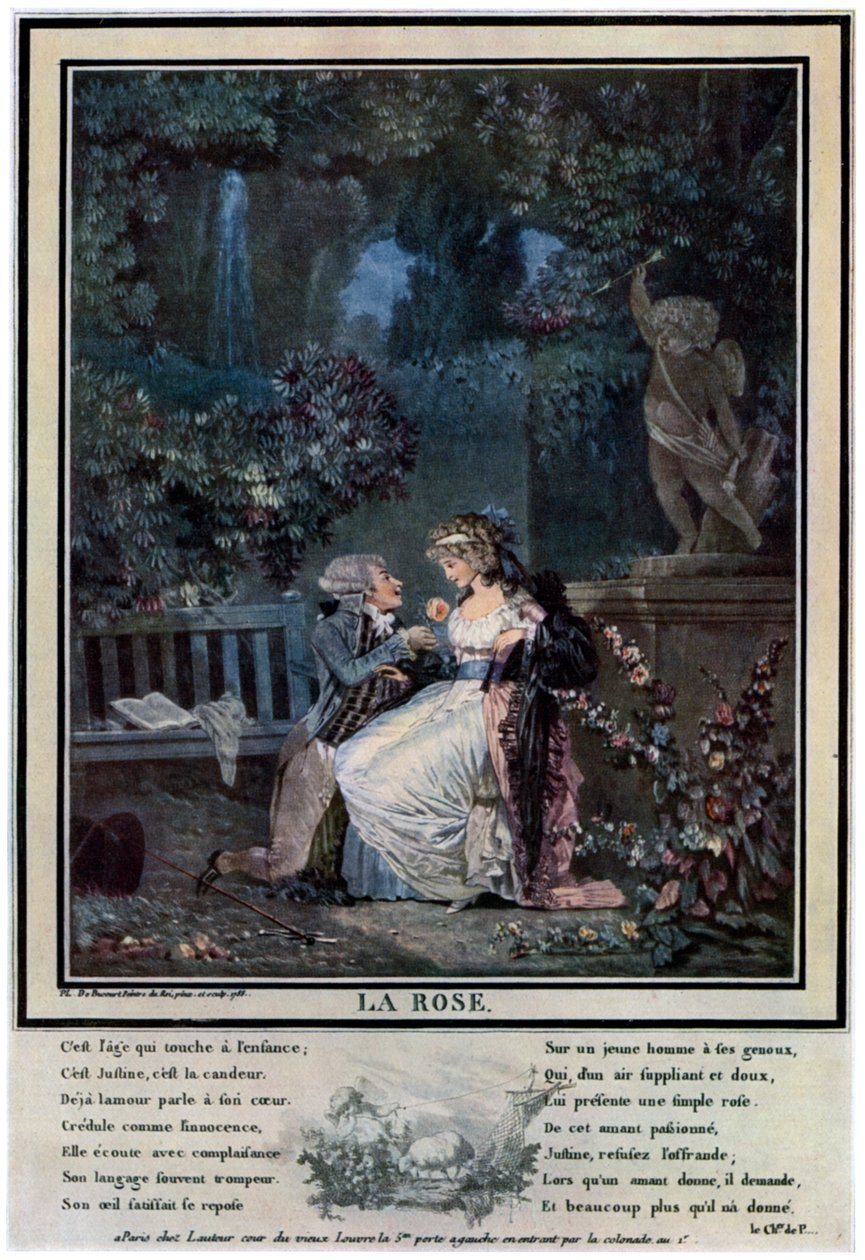 Rosen, 1788-1931. af Philibert Louis Debucourt