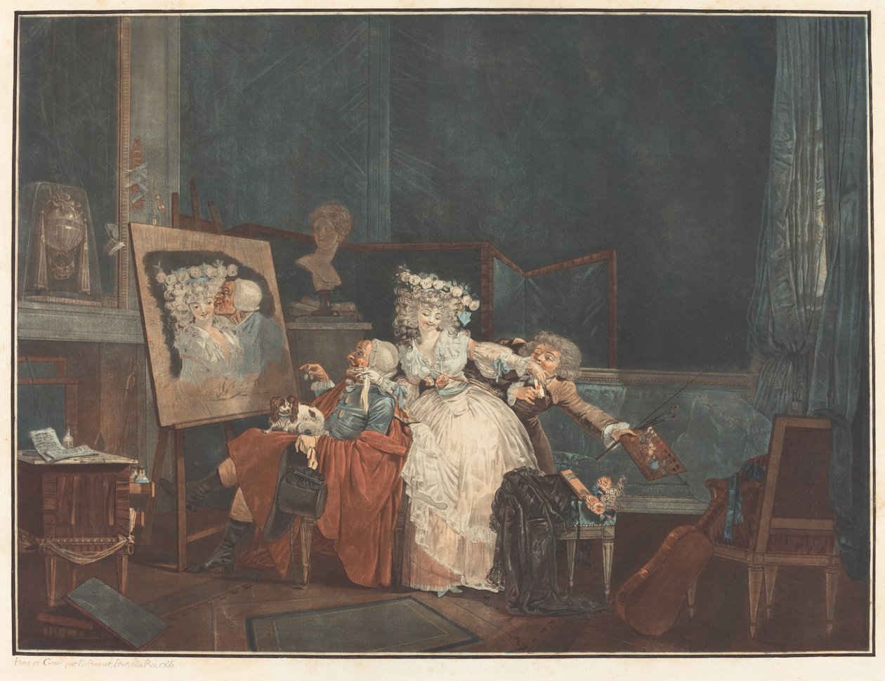 De to kys af Philibert Louis Debucourt