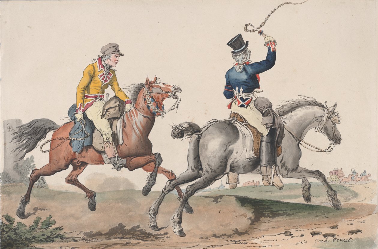 Postvej, 1817. af Philibert Louis Debucourt