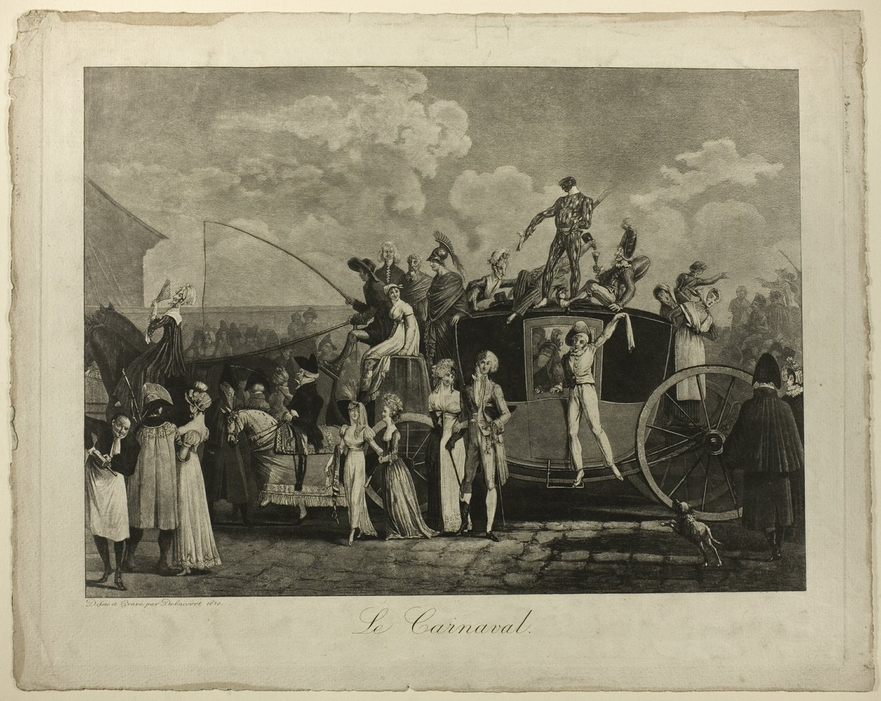 Karnevallet af Philibert Louis Debucourt