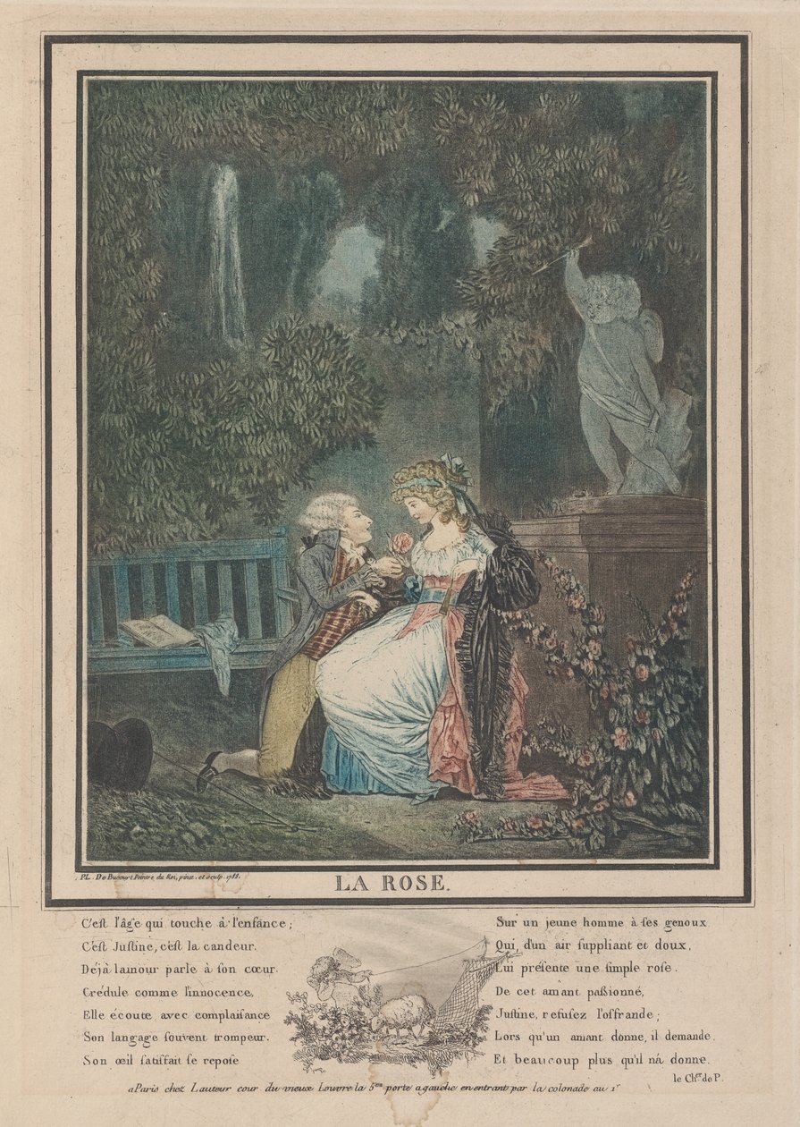 Rosen, 1788. af Philibert Louis Debucourt